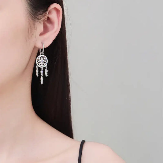 Dream Catcher Earrings Women's Minority Fashion Diamond