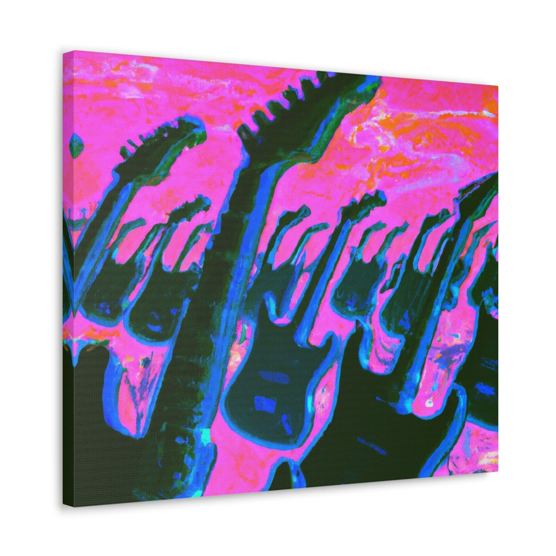 Beach Attack Canvas Gallery Wraps - Lizard Vigilante