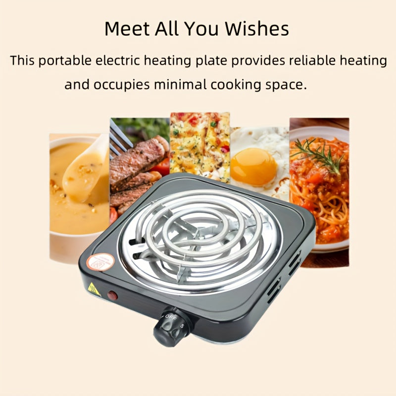 1000W Portable Electric Stove – 5-Speed Temperature Control Compact Cooking Solution for Home, Dorm, and Camping - Premium  from Lizard Vigilante - Just $38.88! Shop now at Lizard Vigilante