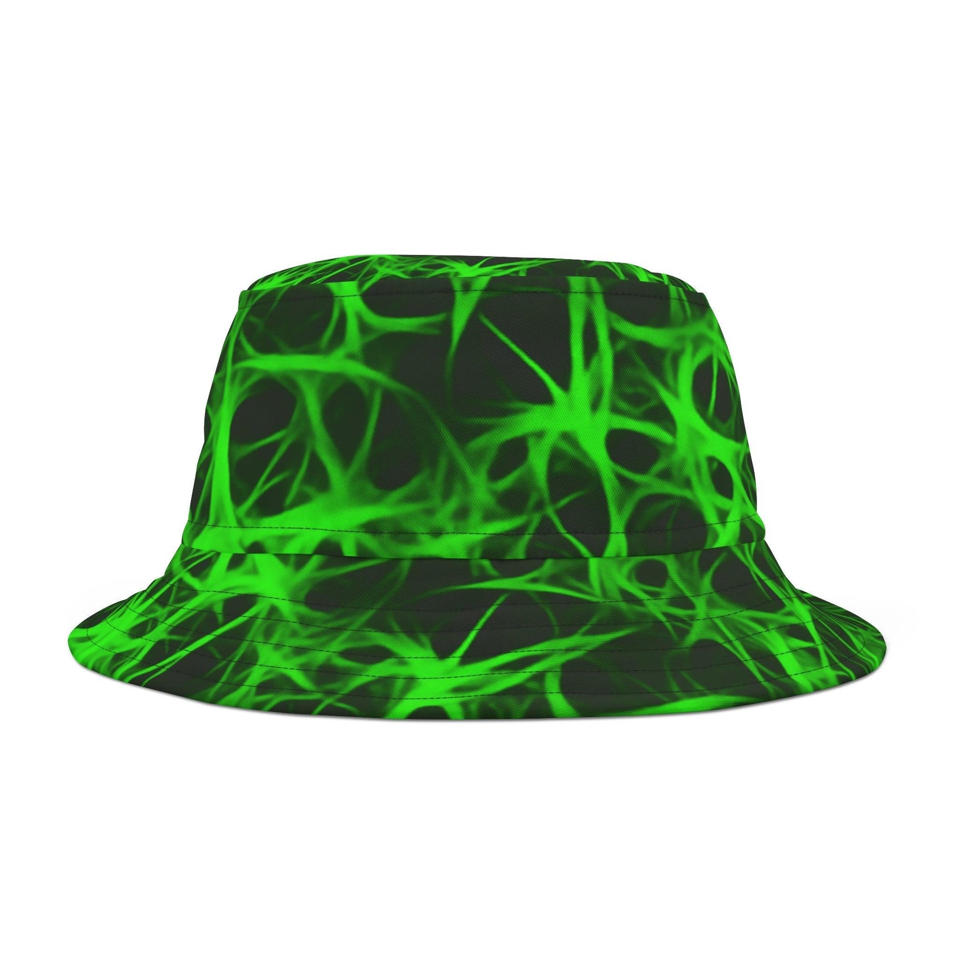 Nuclear Green Charged Bucket Hat - Lizard Vigilante