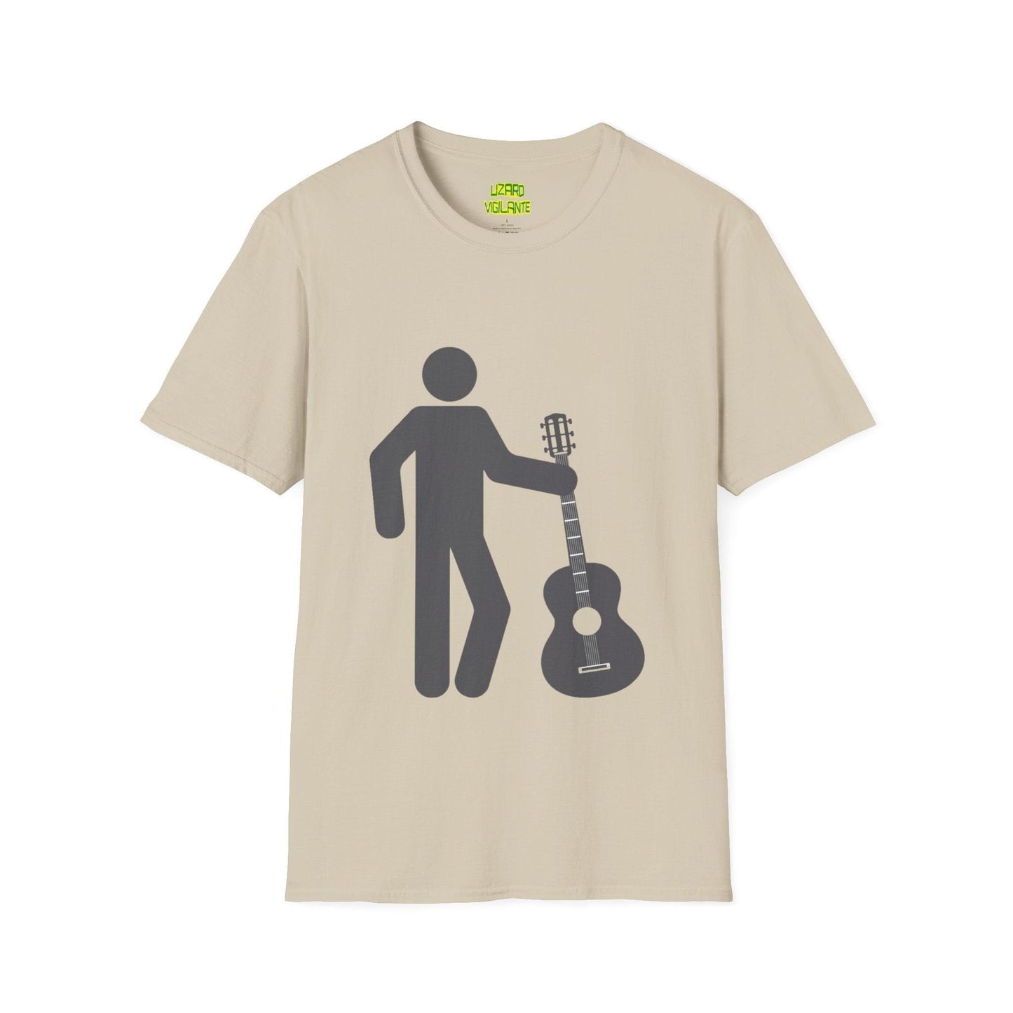 GuitarMan Unisex Softstyle T-Shirt - Lizard Vigilante