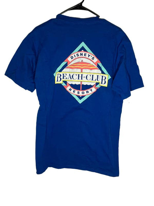 VTG Disney's Beach Club Resort T-shirt - Disney Tee L