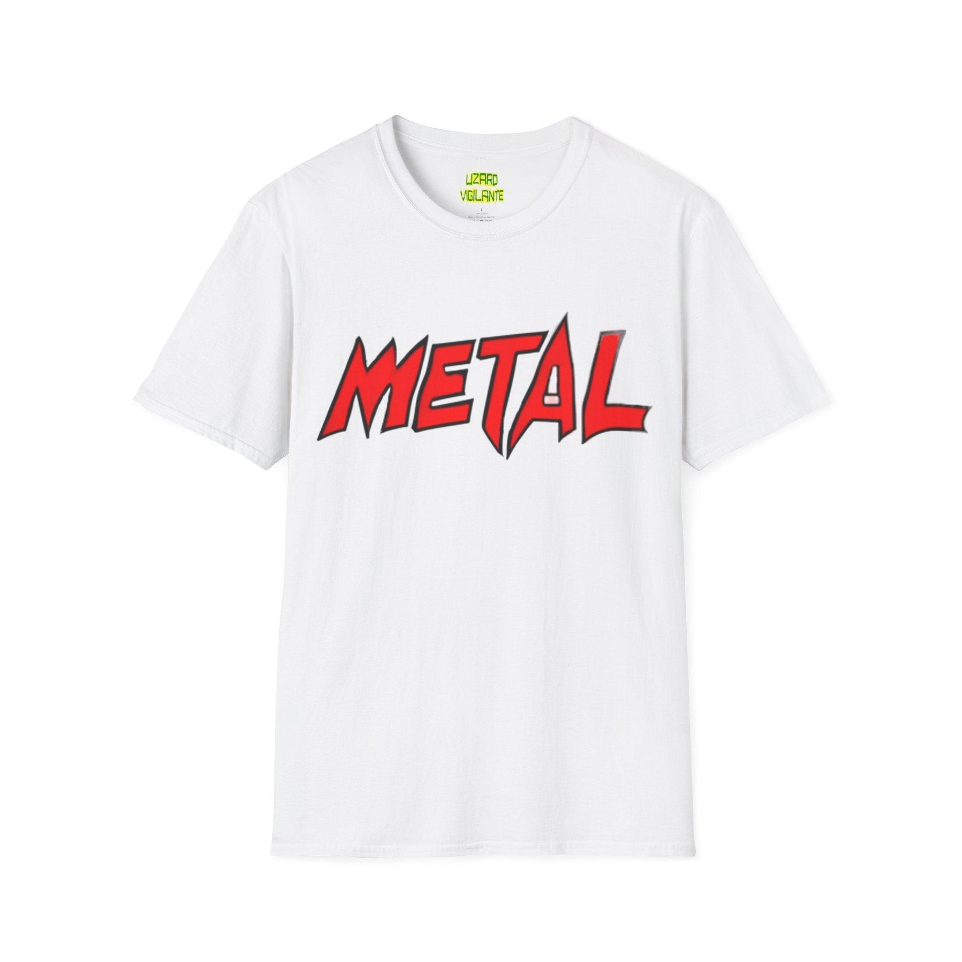 METAL Fontoon Unisex Softstyle T-Shirt - Lizard Vigilante