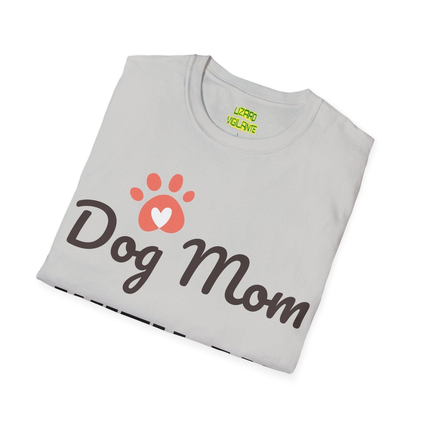 Dog Mom WITH AN ATTITUDE Unisex Softstyle T-Shirt - Lizard Vigilante