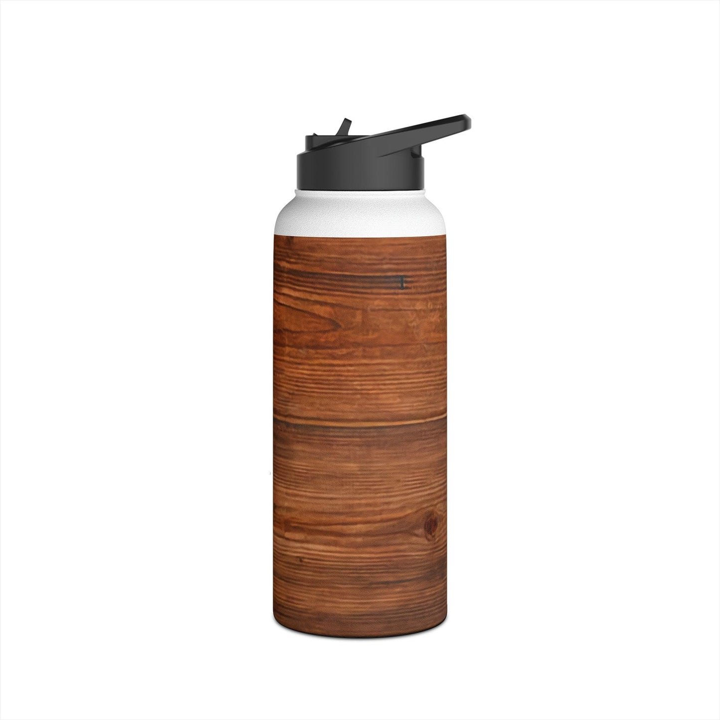 Wood-Maker Stainless Steel Water Bottle, Standard Lid - Lizard Vigilante