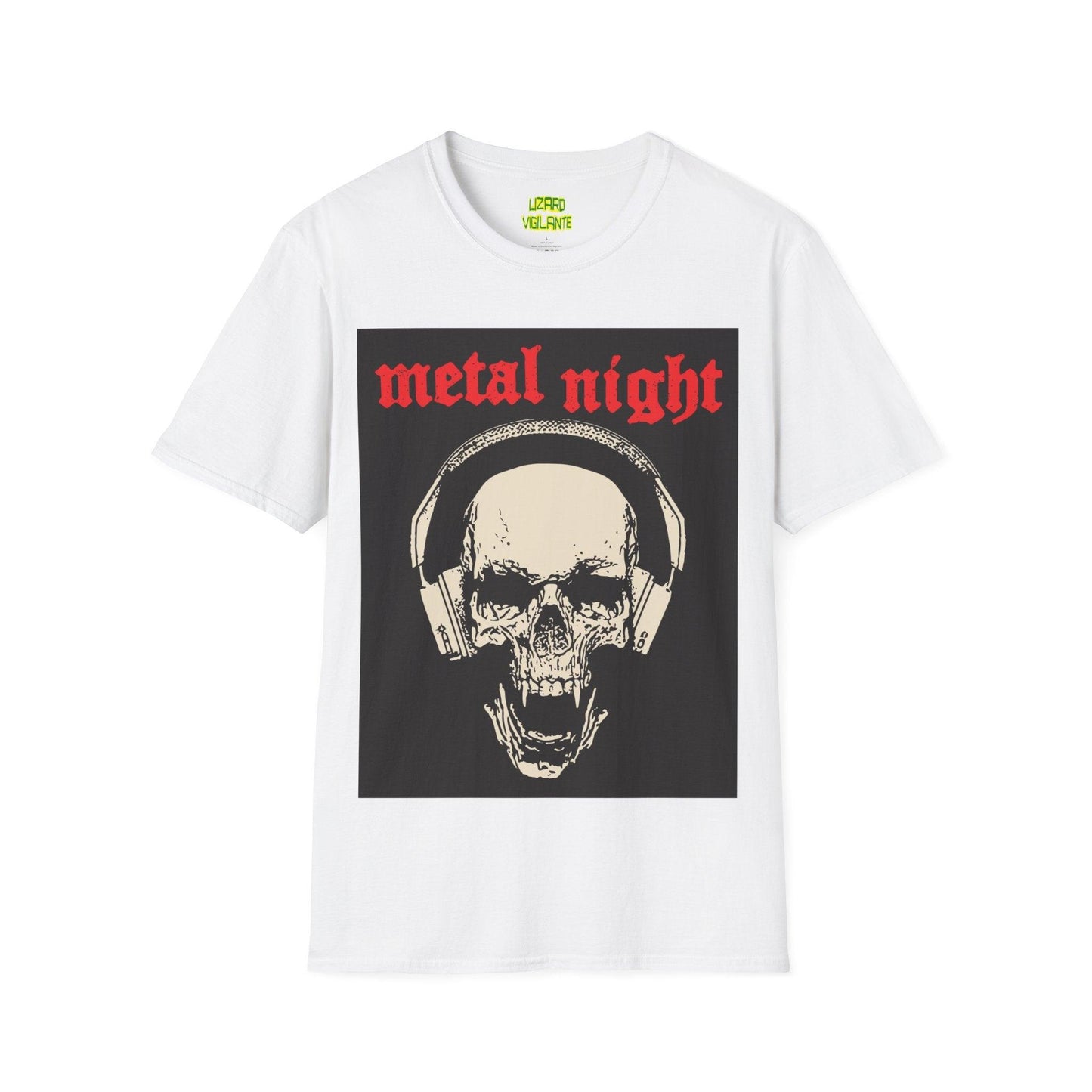 METAL NIGHT Unisex Softstyle T-Shirt - Lizard Vigilante