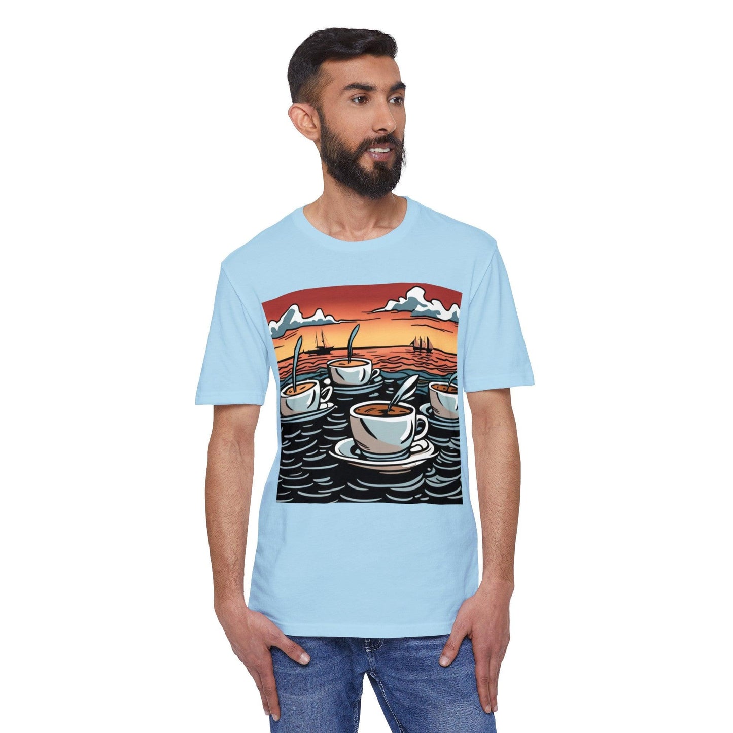 Coffee Boats Unisex District® Re-Tee® - Lizard Vigilante