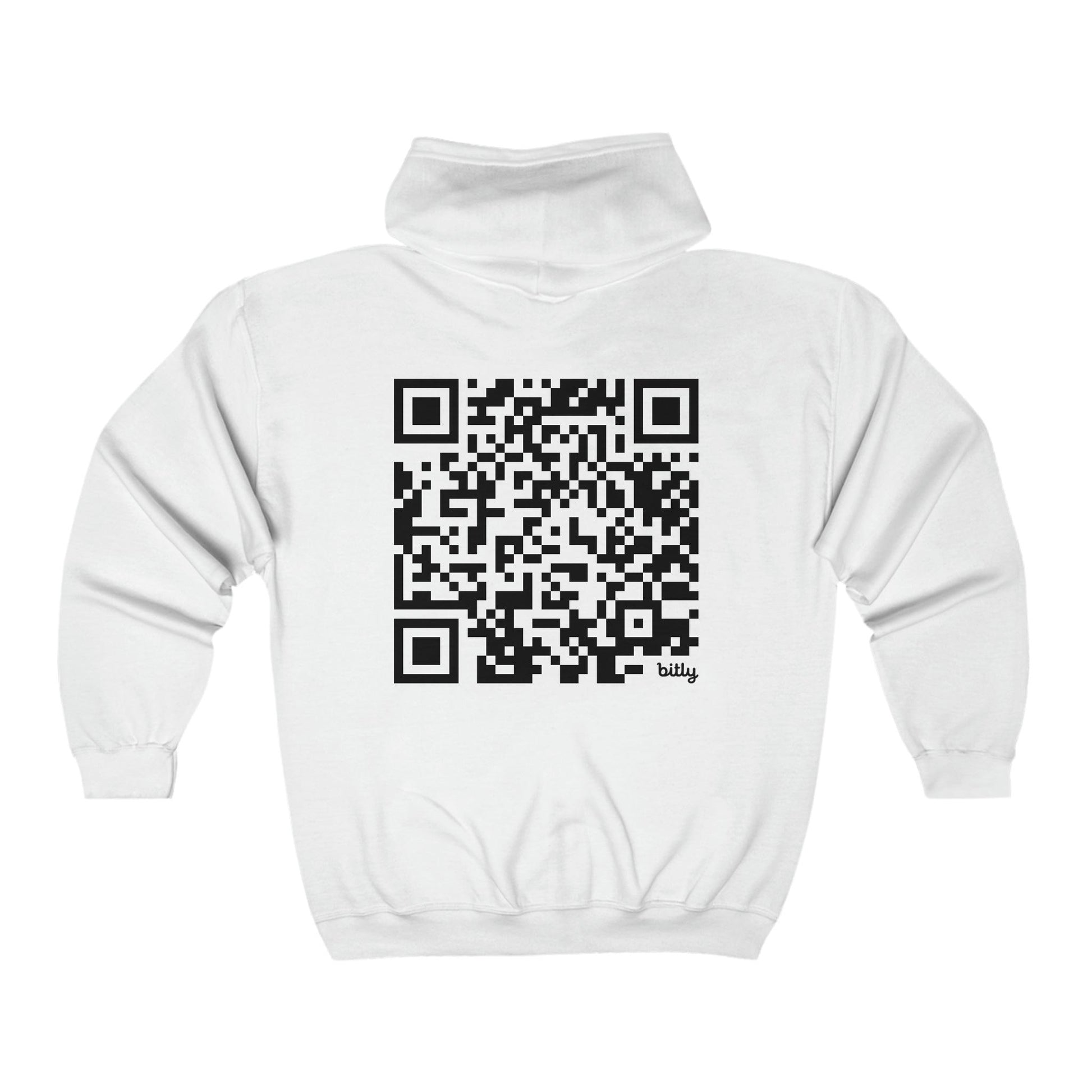 Lizard Vigilante QR Code Unisex Heavy Blend™ Full Zip Hooded Sweatshirt - Lizard Vigilante