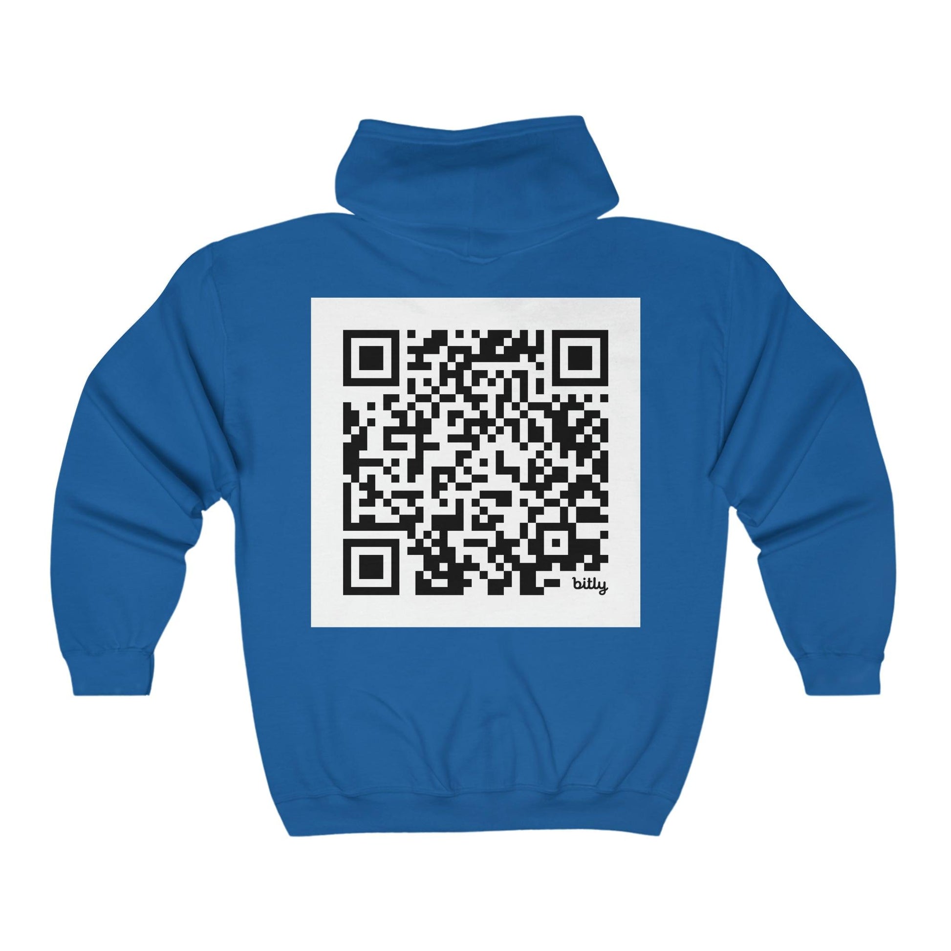 Lizard Vigilante QR Code Unisex Heavy Blend™ Full Zip Hooded Sweatshirt - Lizard Vigilante