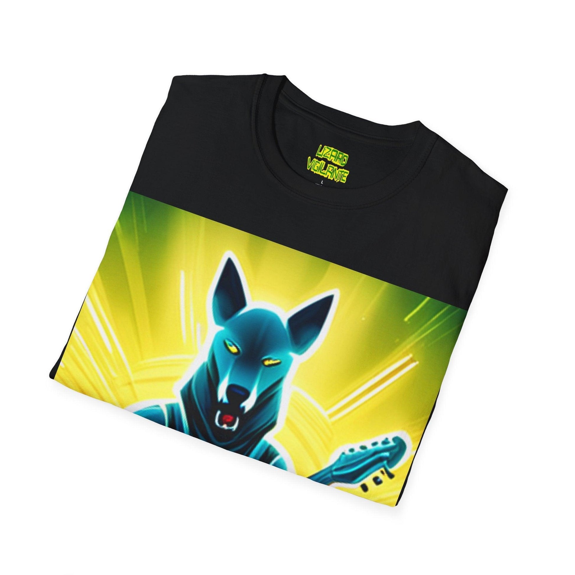 7-String Dog Unisex Softstyle T-Shirt - Lizard Vigilante