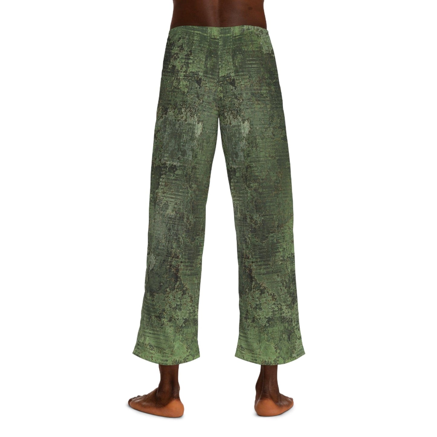 Dirty Green Camo Army Men's Pajama Pants - Lizard Vigilante