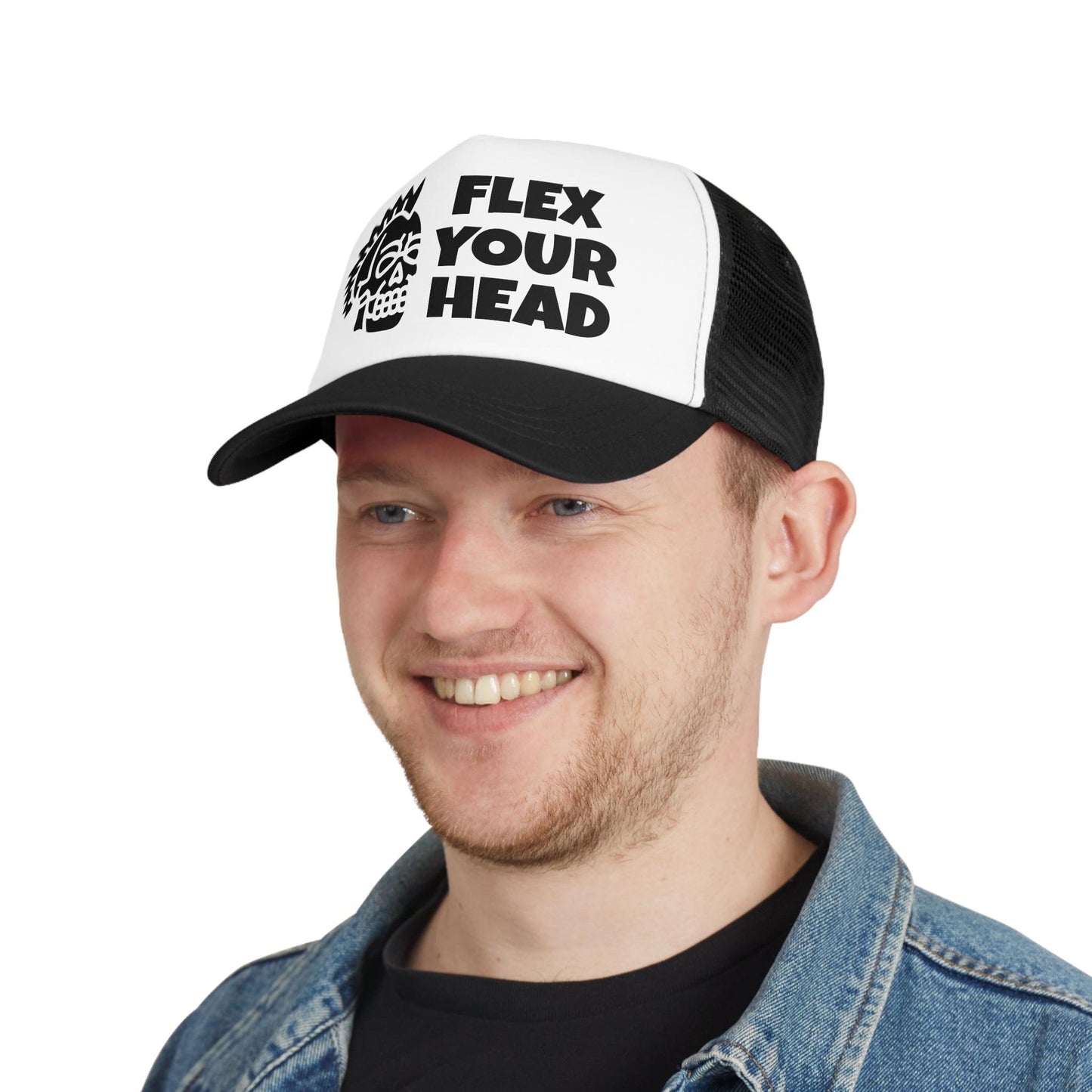 Flex YOUR Head Punker Mesh Cap - Premium Hats from Printify - Just $26.99! Shop now at Lizard Vigilante