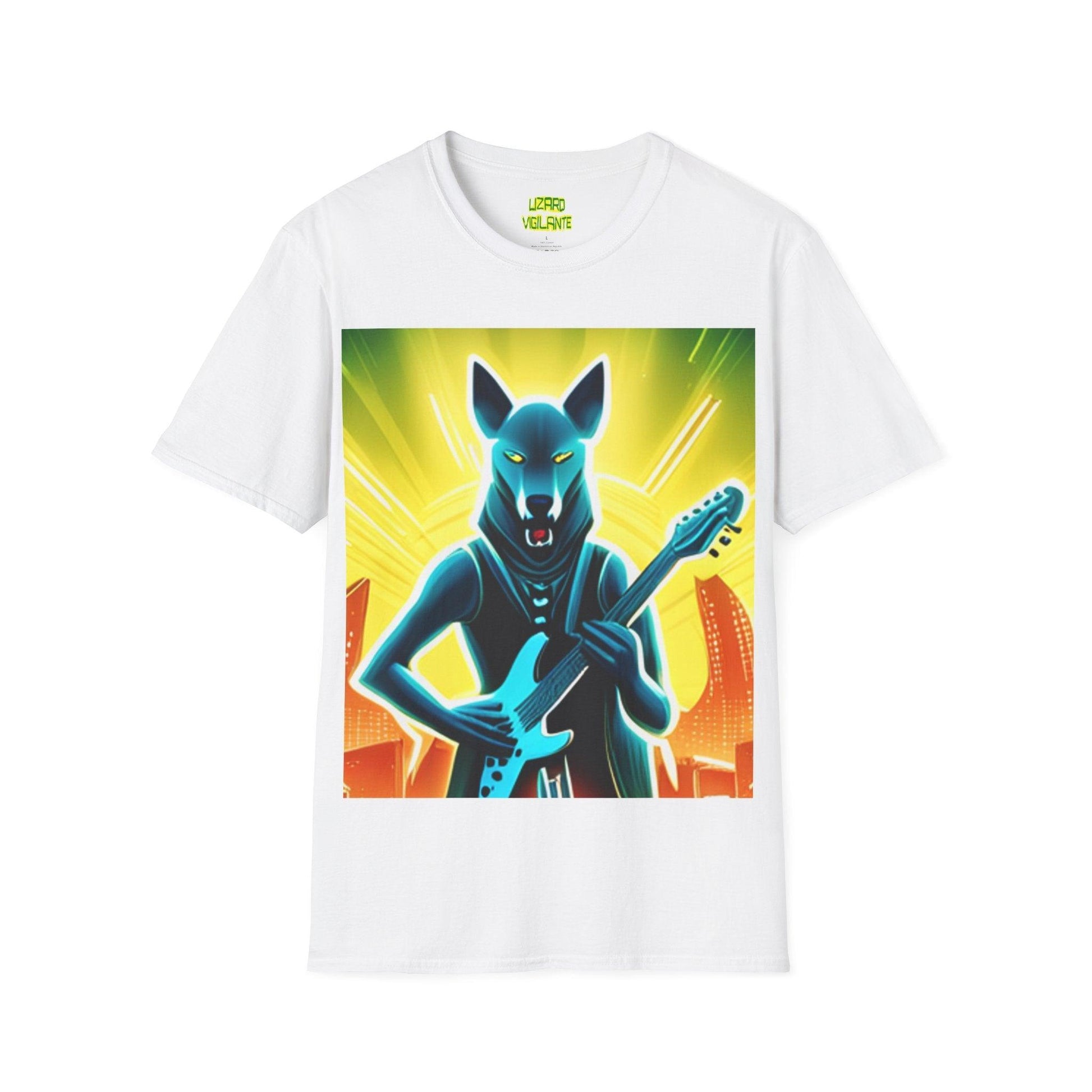 7-String Dog Unisex Softstyle T-Shirt - Lizard Vigilante