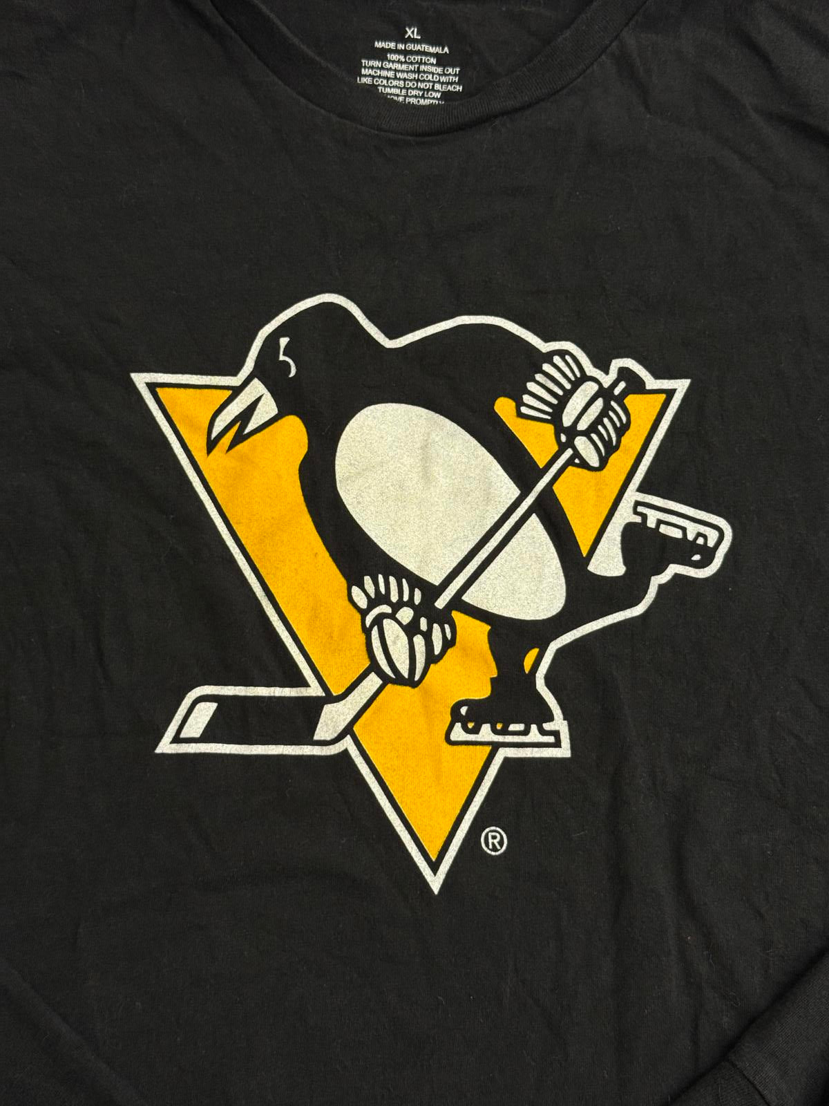 NHL Pittsburgh Penguins Hockey T-shirt Jersey LS Coors Light