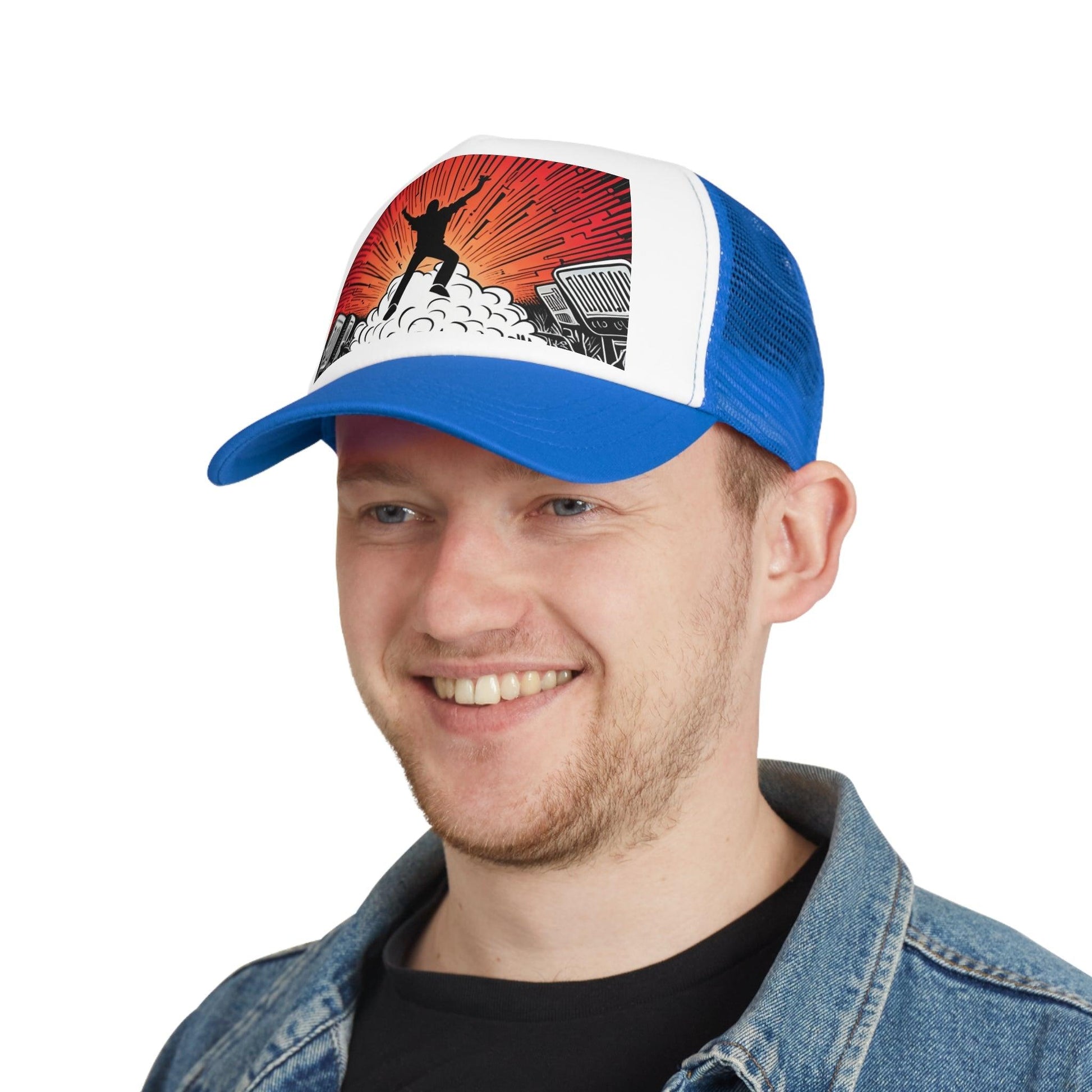 Metal Concert Mesh Cap - Lizard Vigilante