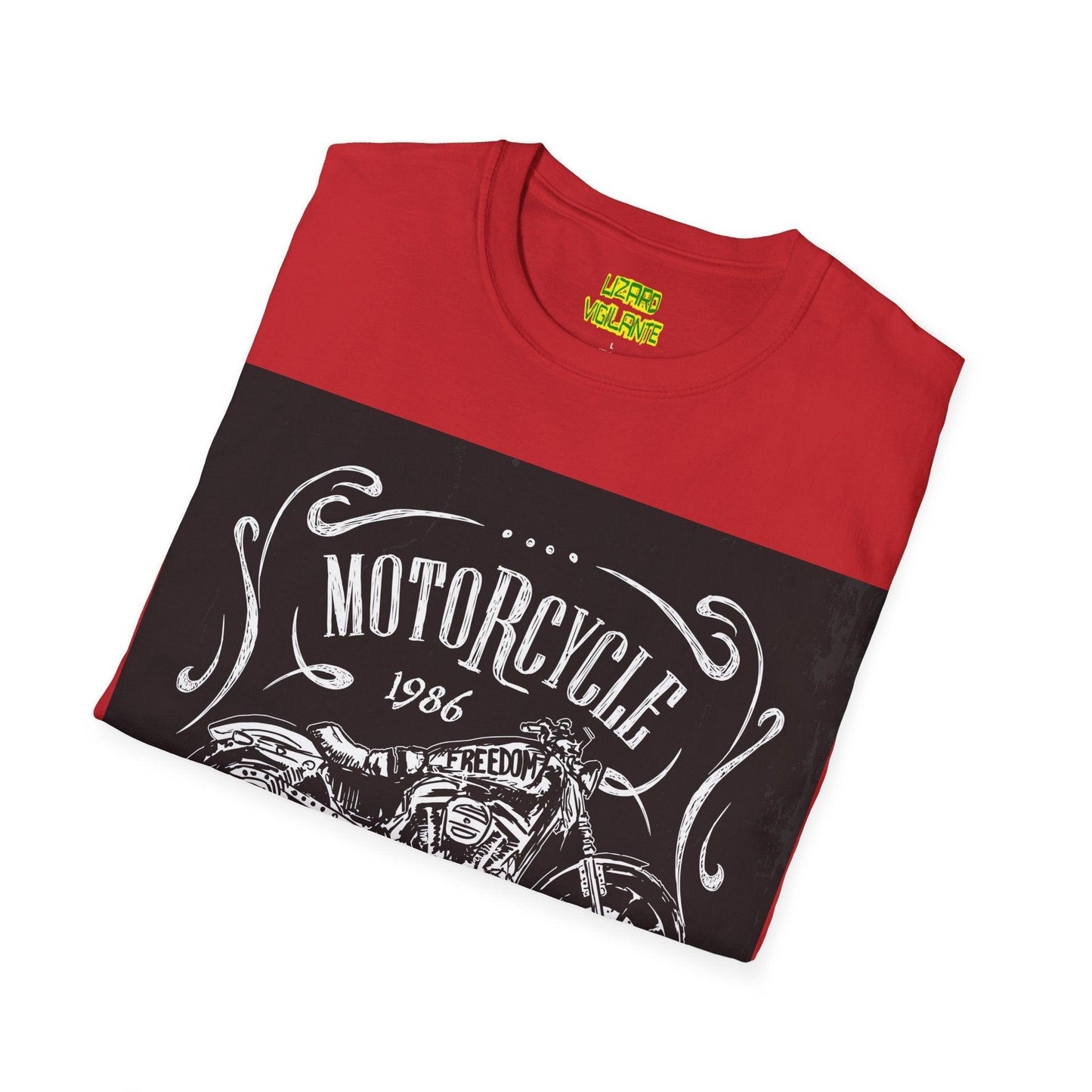 Motorcycle Lover Unisex Softstyle T-Shirt - Lizard Vigilante