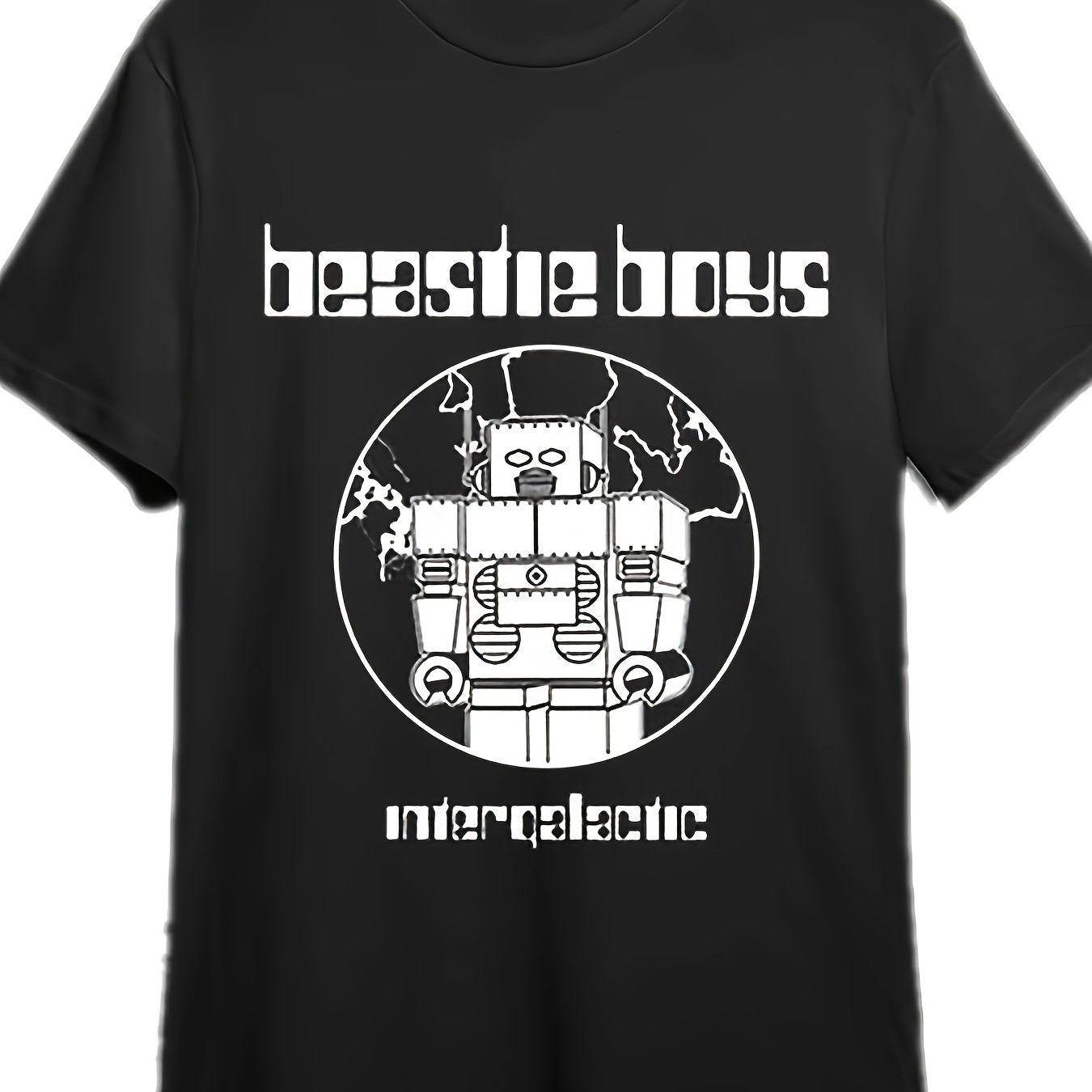 The Beastie Boys "Intergalactic" Men's T-Shirt – Funny Graphic Tee in Black for Fans of Classic Hip-Hop - Premium T-Shirt from Lizard Vigilante - Just $25.99! Shop now at Lizard Vigilante