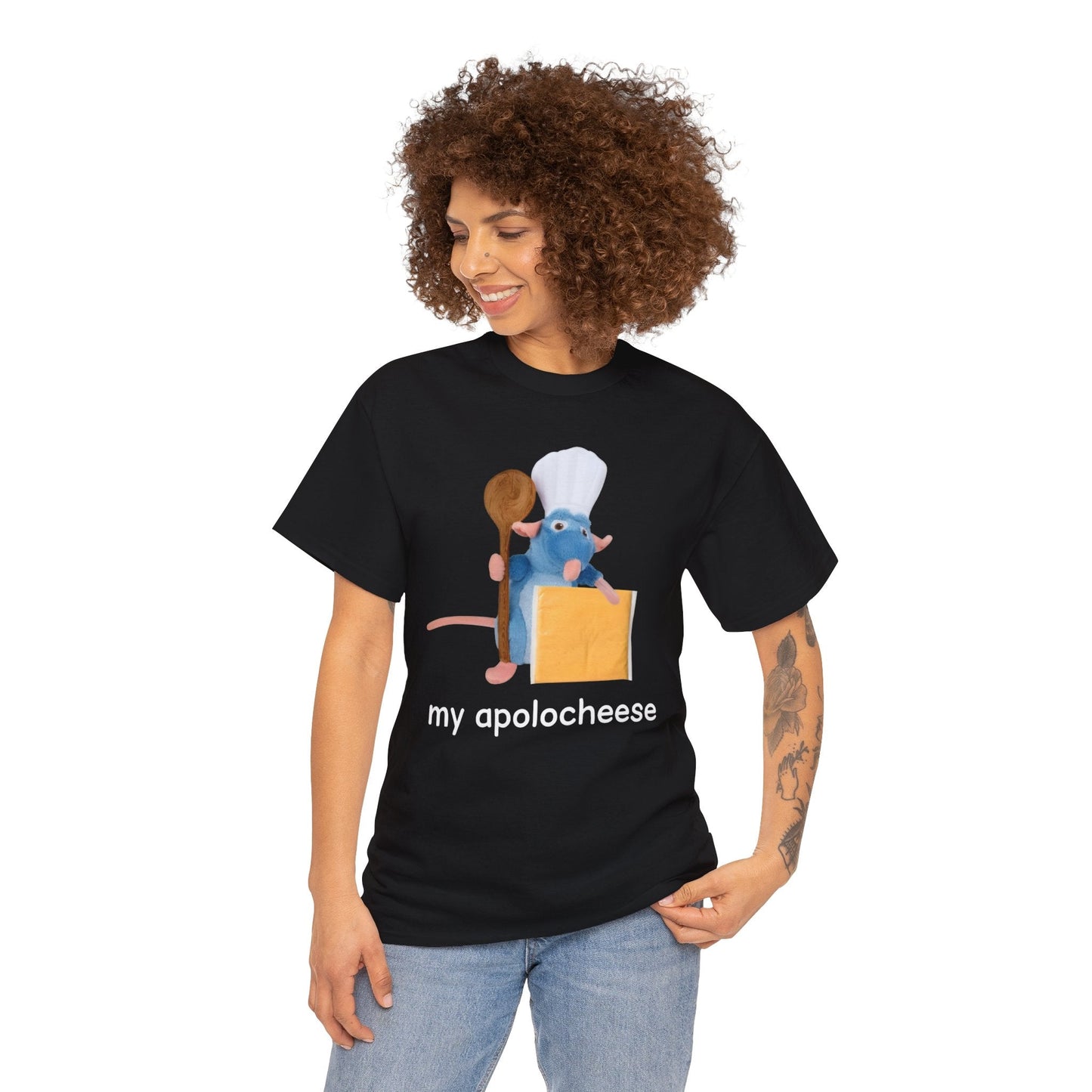 My Apolocheese Rat Plush Cheese Meme Shirt – Funny Ironic Tee for Rat Lovers