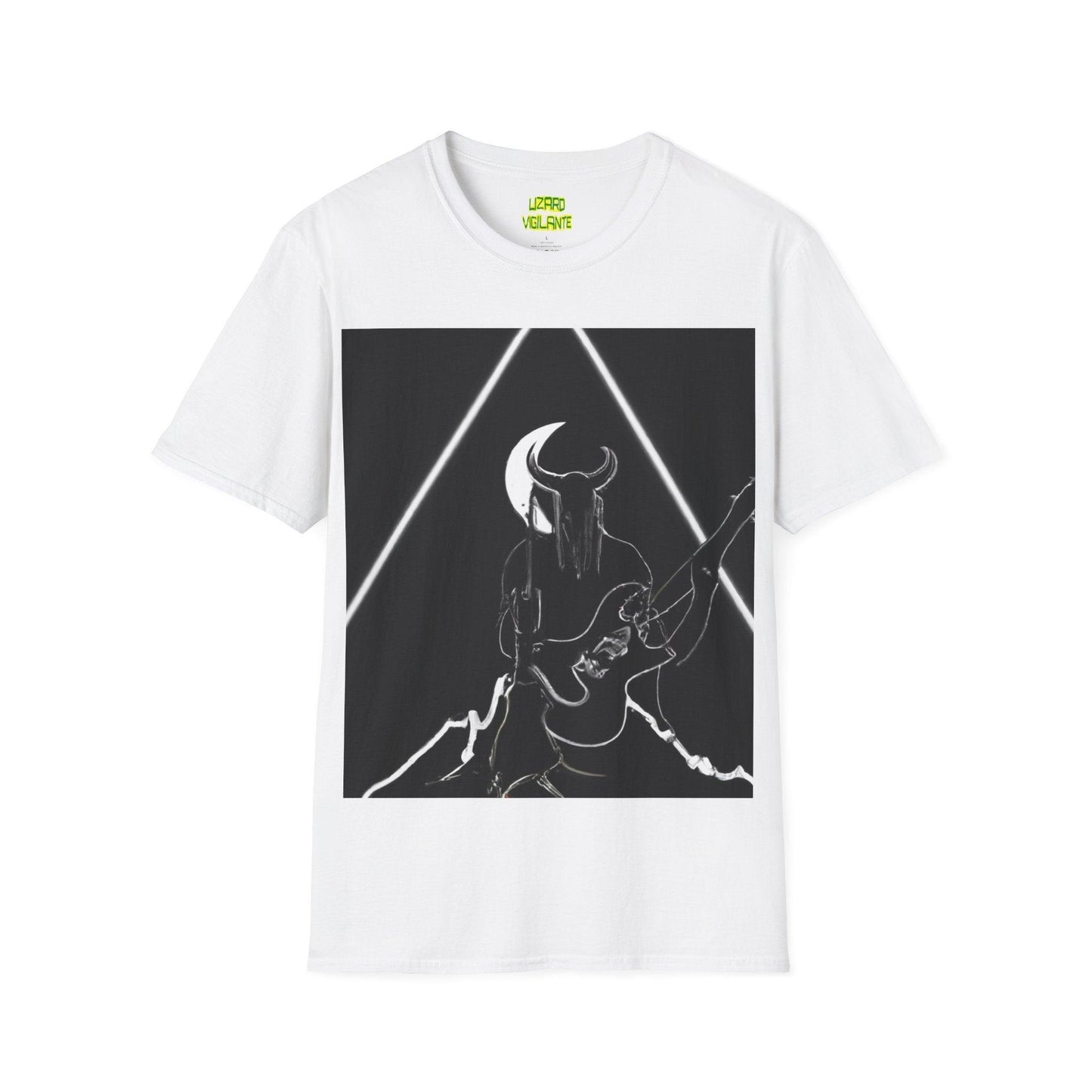 Lord Satan Mountain Moonlight Unisex Softstyle T-Shirt - Lizard Vigilante