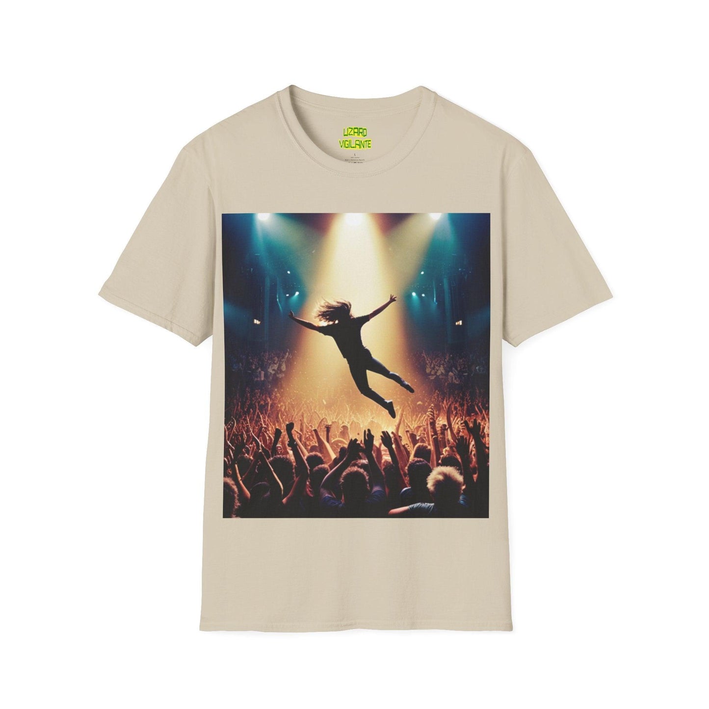 Concert Style Unisex Softstyle T-Shirt - Lizard Vigilante