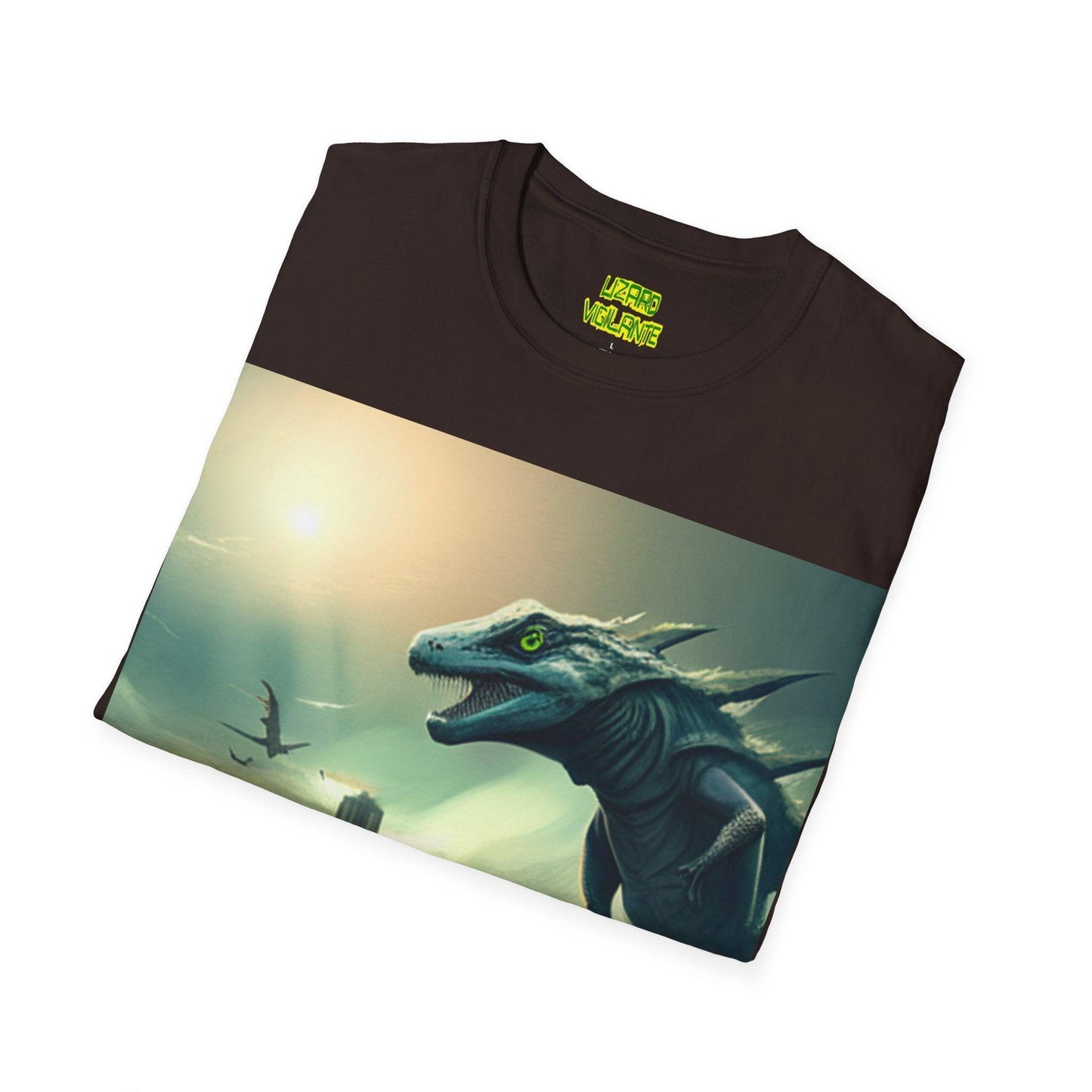 City Lizard Unisex Softstyle T-Shirt - Lizard Vigilante