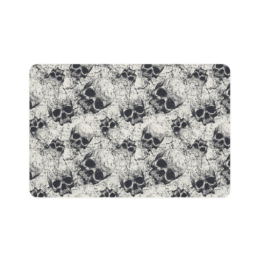 Ancient Skulls Pet Food Mat (12x18) - Premium Pets from Printify - Just $33.56! Shop now at Lizard Vigilante