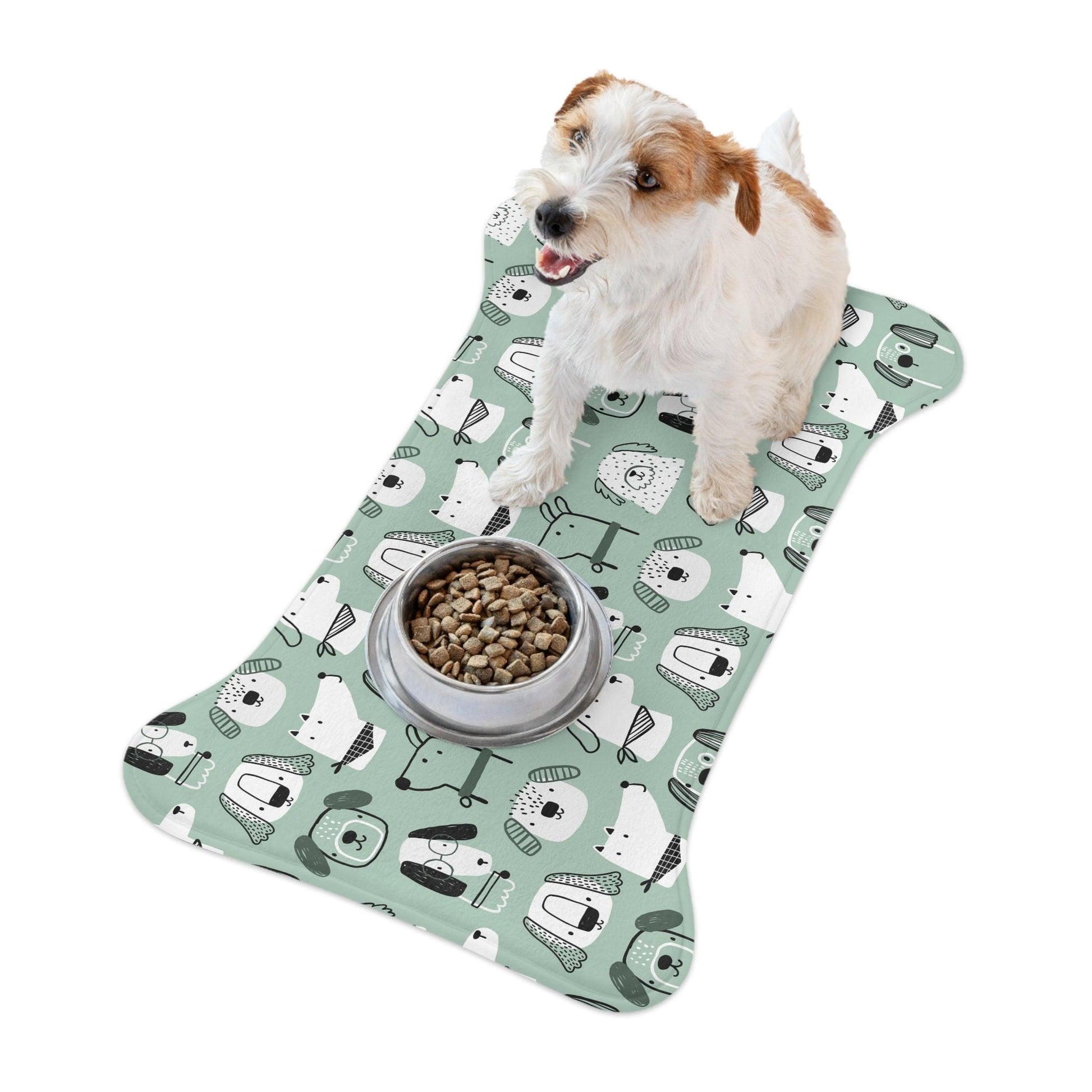 Illustrated Doggers Pet Feeding Mats - Premium Pets from Printify - Just $37.60! Shop now at Lizard Vigilante