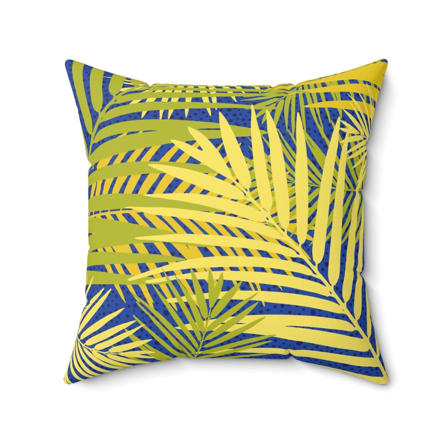 TropicSpun Polyester Square Pillow - Lizard Vigilante