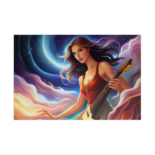 Guitar Princess Puzzle (110, 252, 500, 1014-piece) - Lizard Vigilante