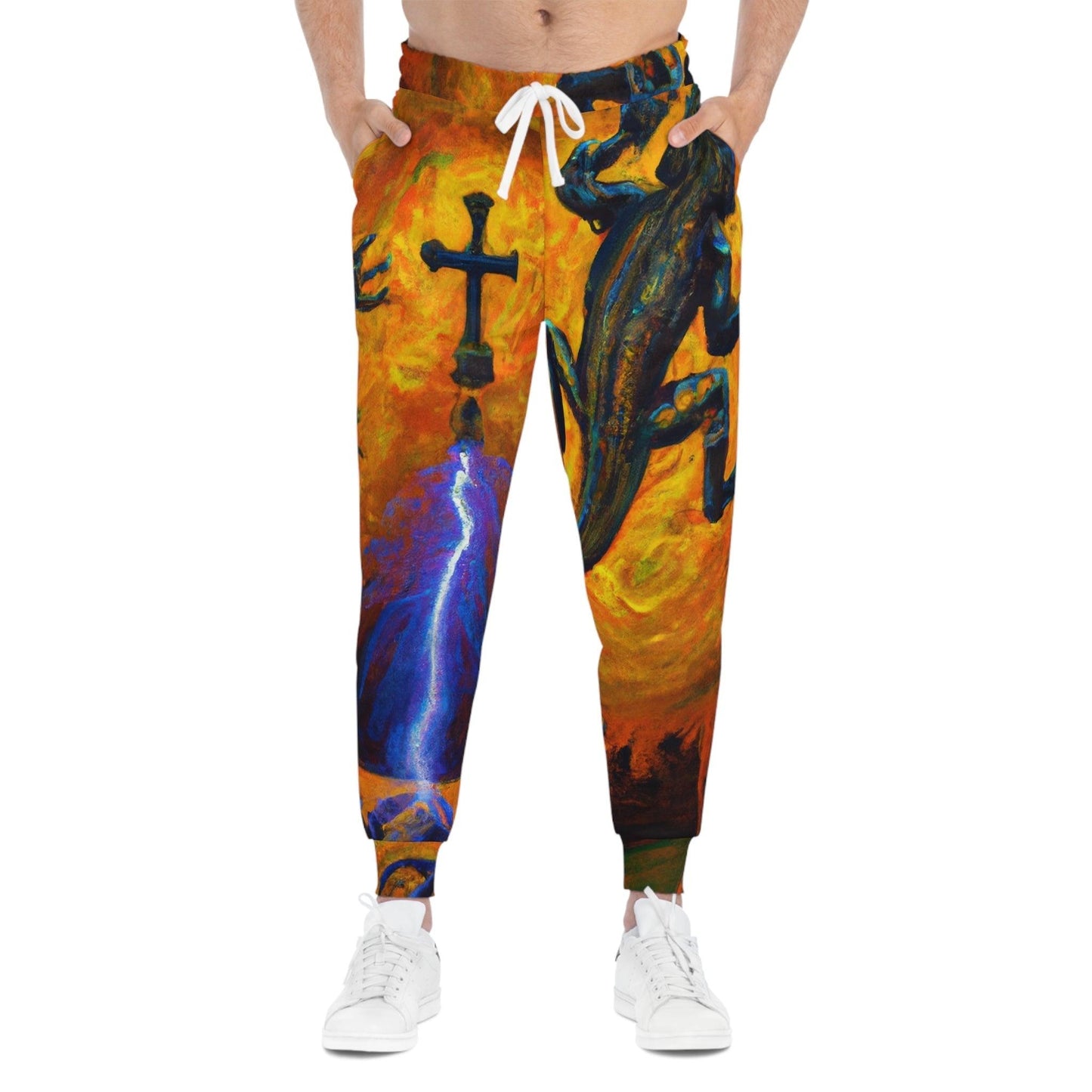 Lizard Vigilante Origins Athletic Joggers - Lizard Vigilante