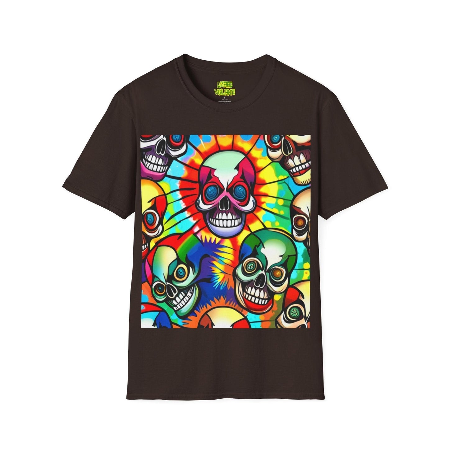 Cráneo Unisex Softstyle T-Shirt - Lizard Vigilante