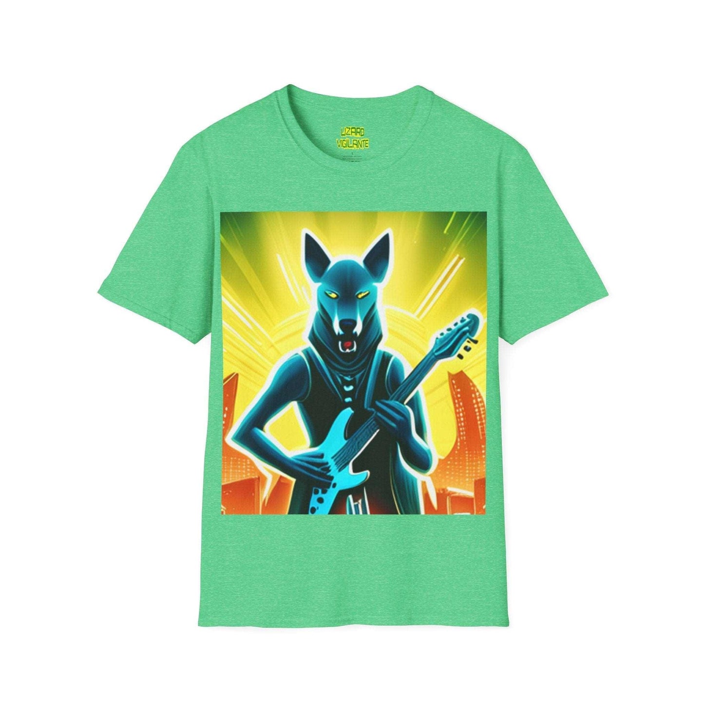 7-String Dog Unisex Softstyle T-Shirt - Lizard Vigilante