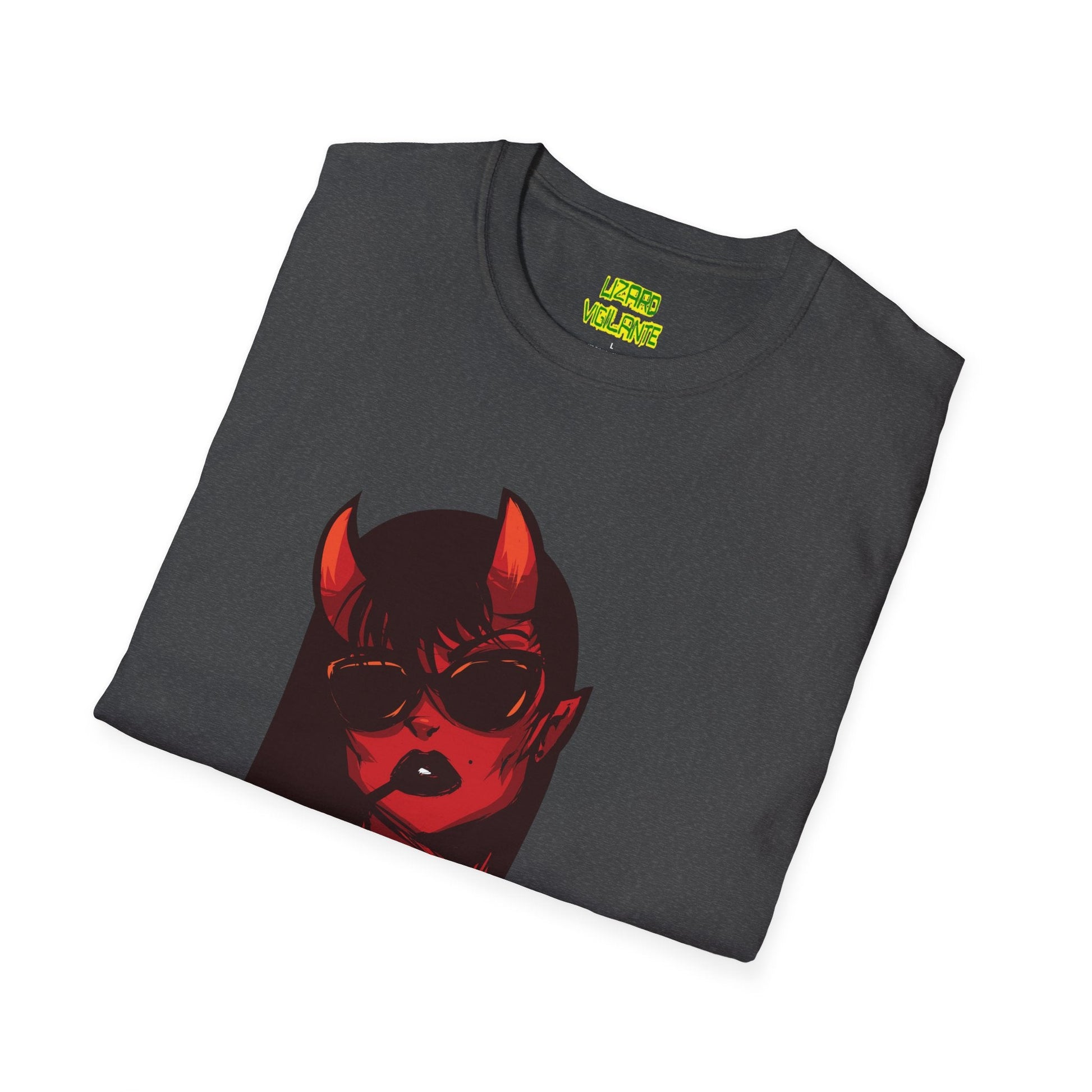 Horned Babe Unisex Softstyle T-Shirt - Lizard Vigilante