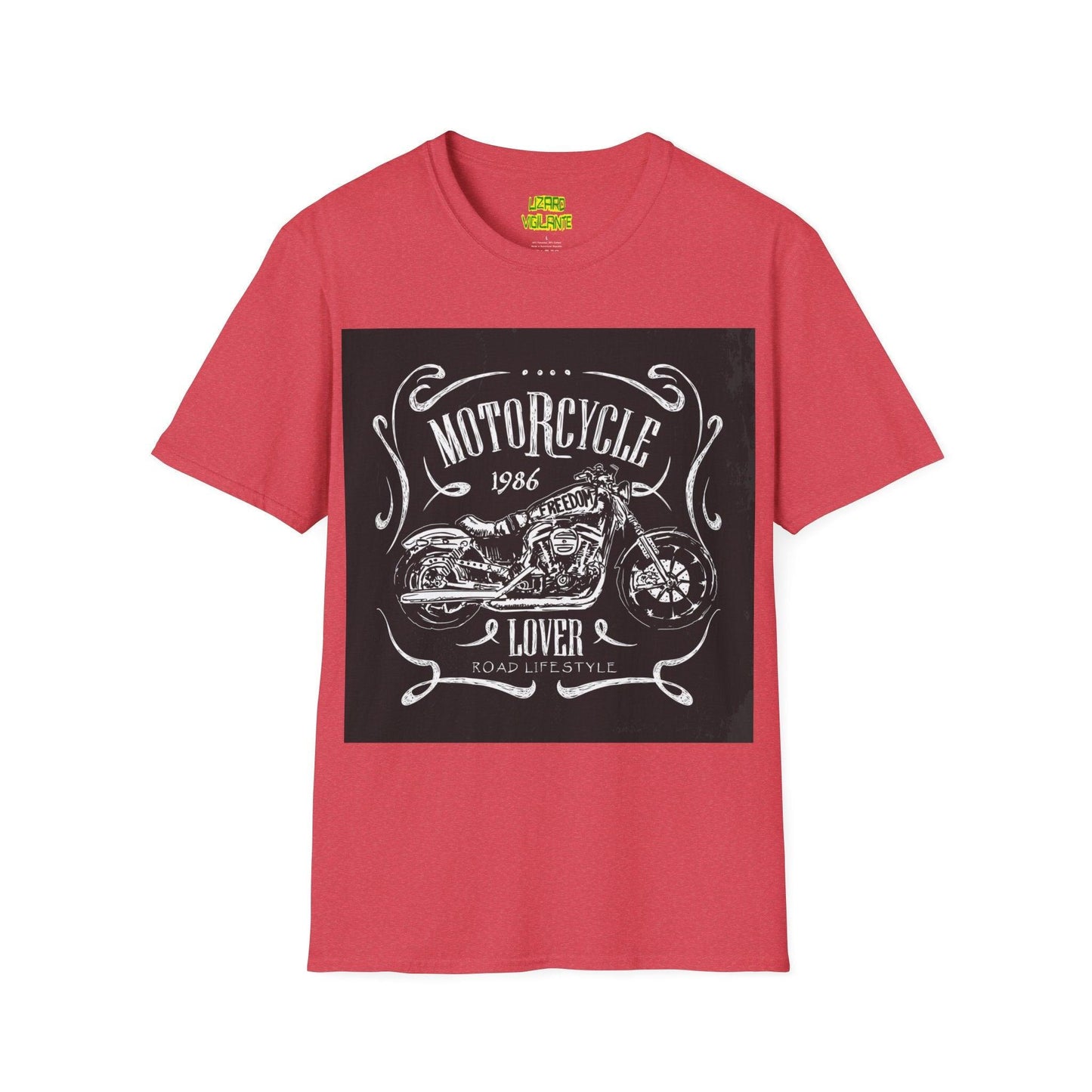 Motorcycle Lover Unisex Softstyle T-Shirt - Lizard Vigilante