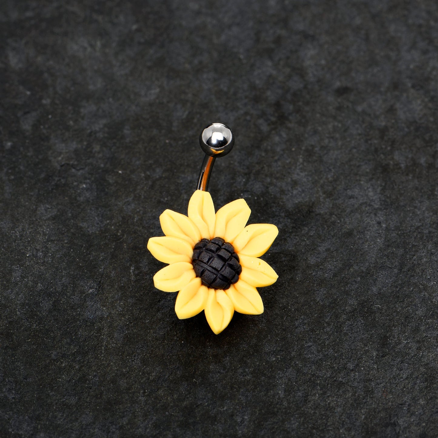 Stunning Sunflower Belly Ring