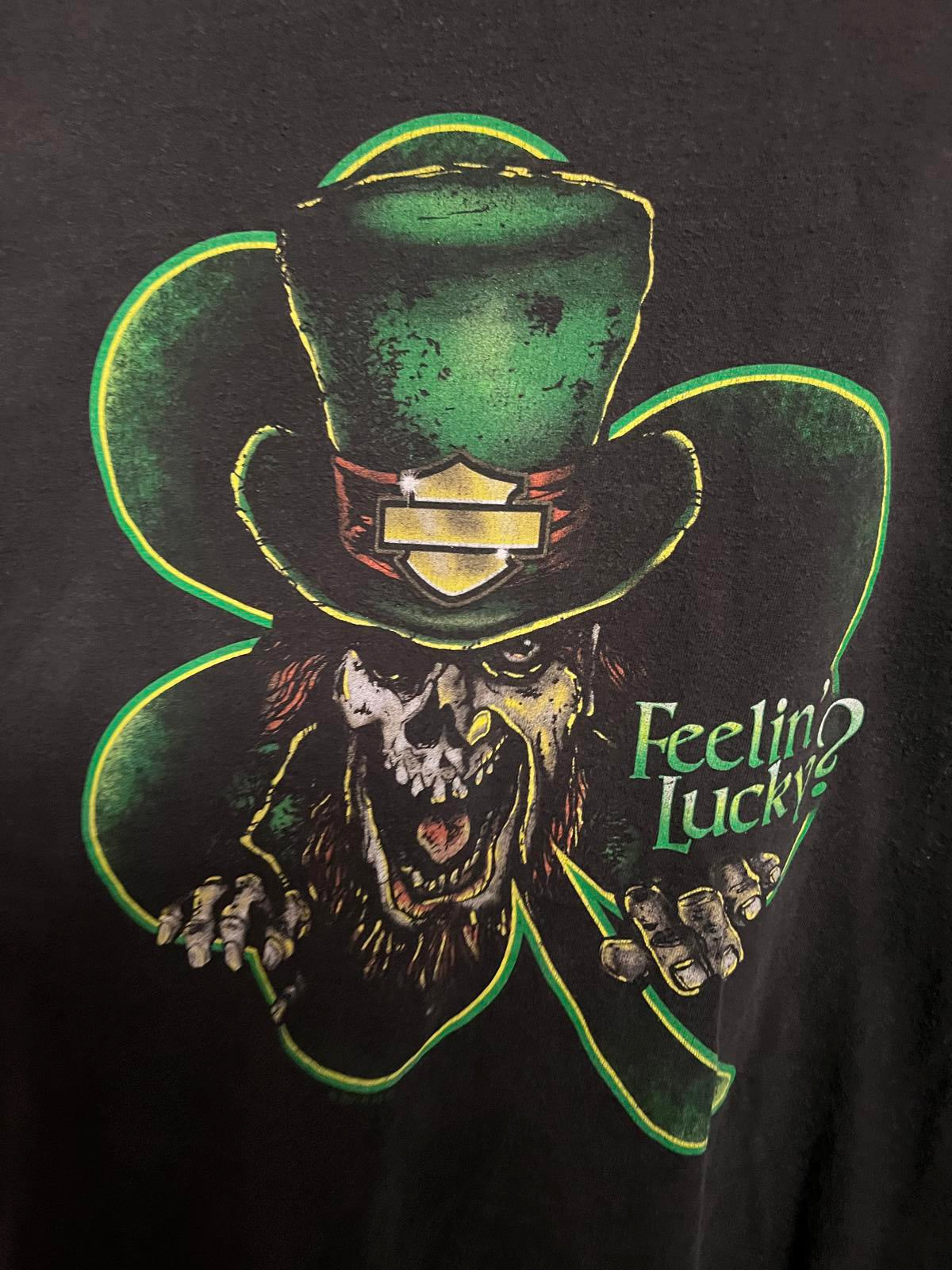 Shirt Harley Davidson Whiskey Row Saloon x St Paddys Day 2XL
