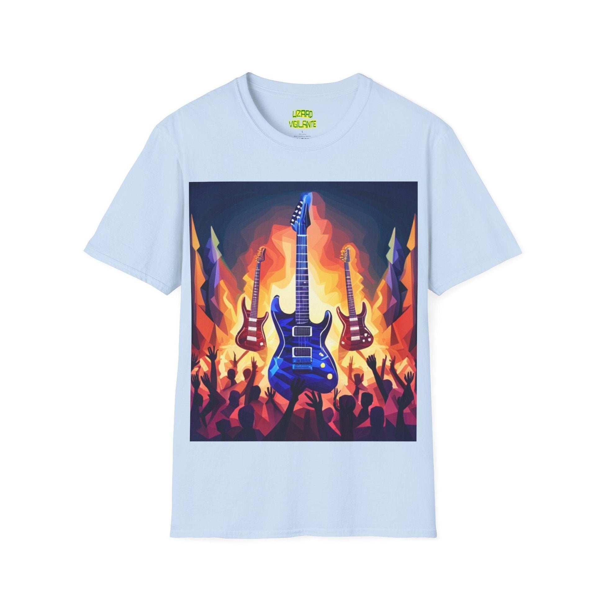 Concert Hero Guitars Unisex Softstyle T-Shirt - Lizard Vigilante