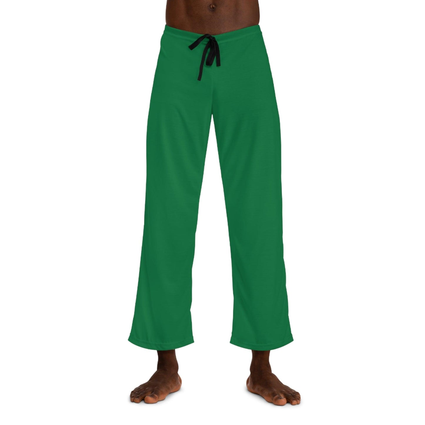 Men's Pajama Pants - Dark Green - Lizard Vigilante