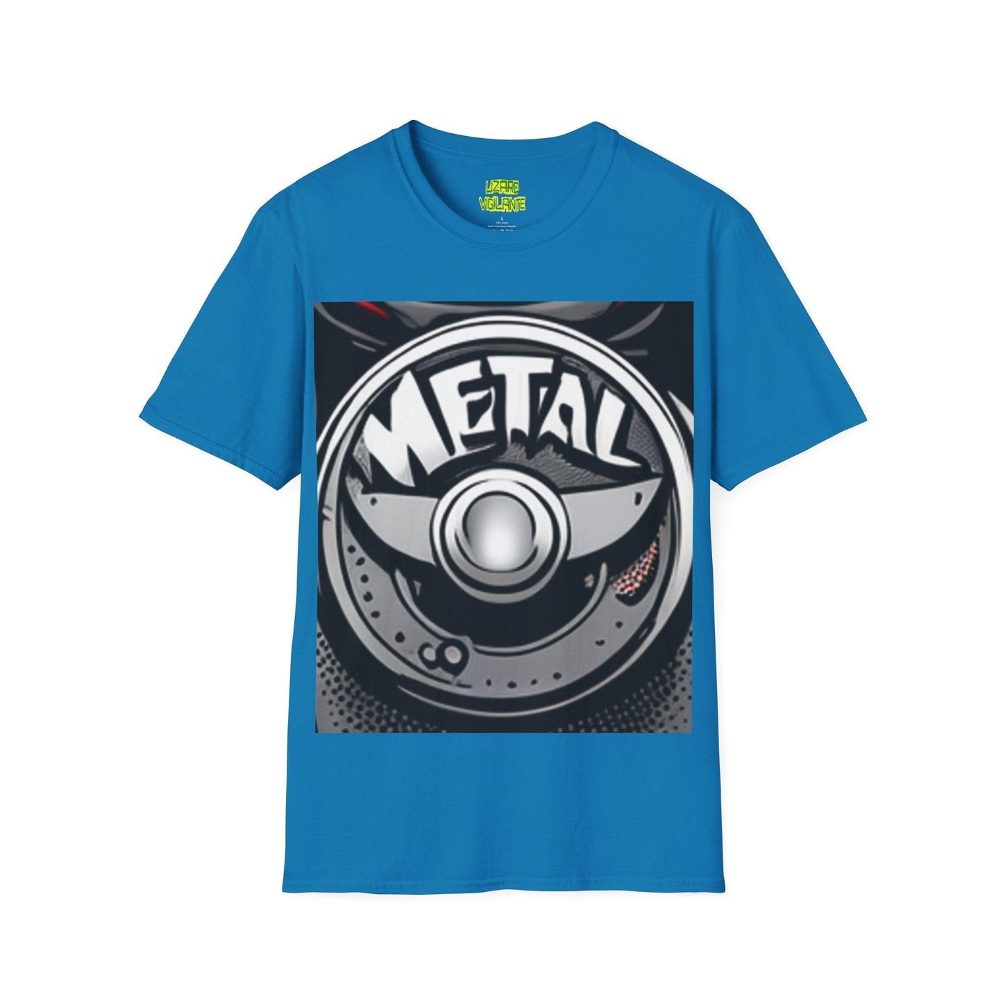 METAL Puree' Logo Unisex Softstyle T-Shirt - Lizard Vigilante