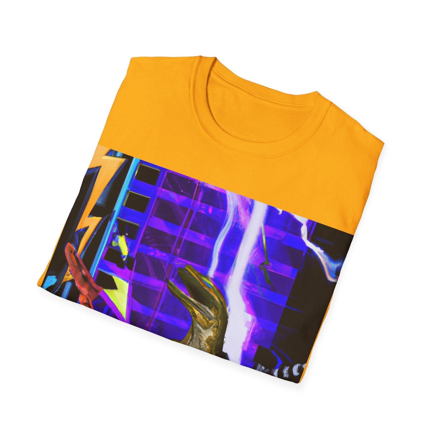 Lizard Zapped Vigilante Unisex Softstyle T-Shirt - Lizard Vigilante