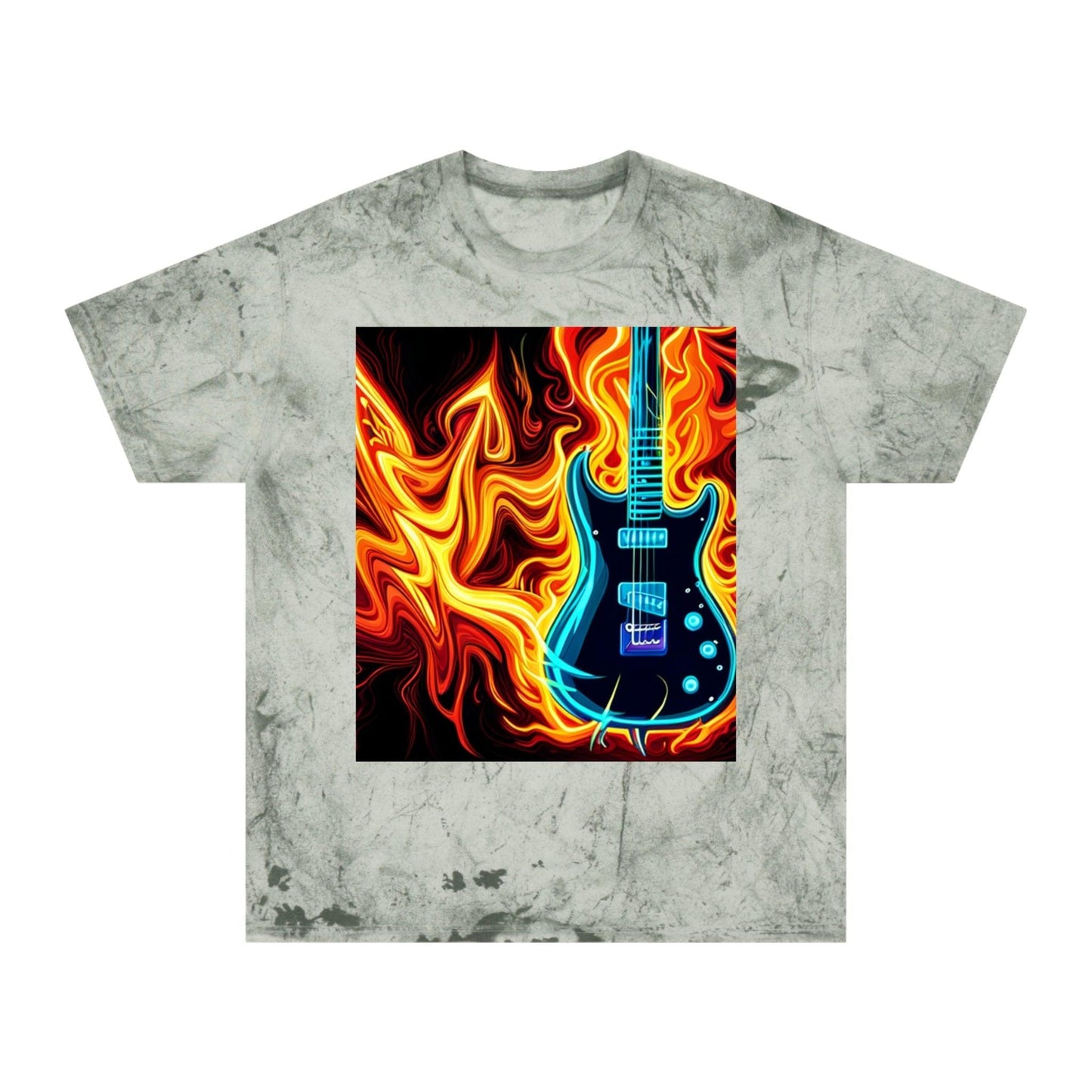 Flaming Axe Unisex Color Blast T-Shirt - Lizard Vigilante