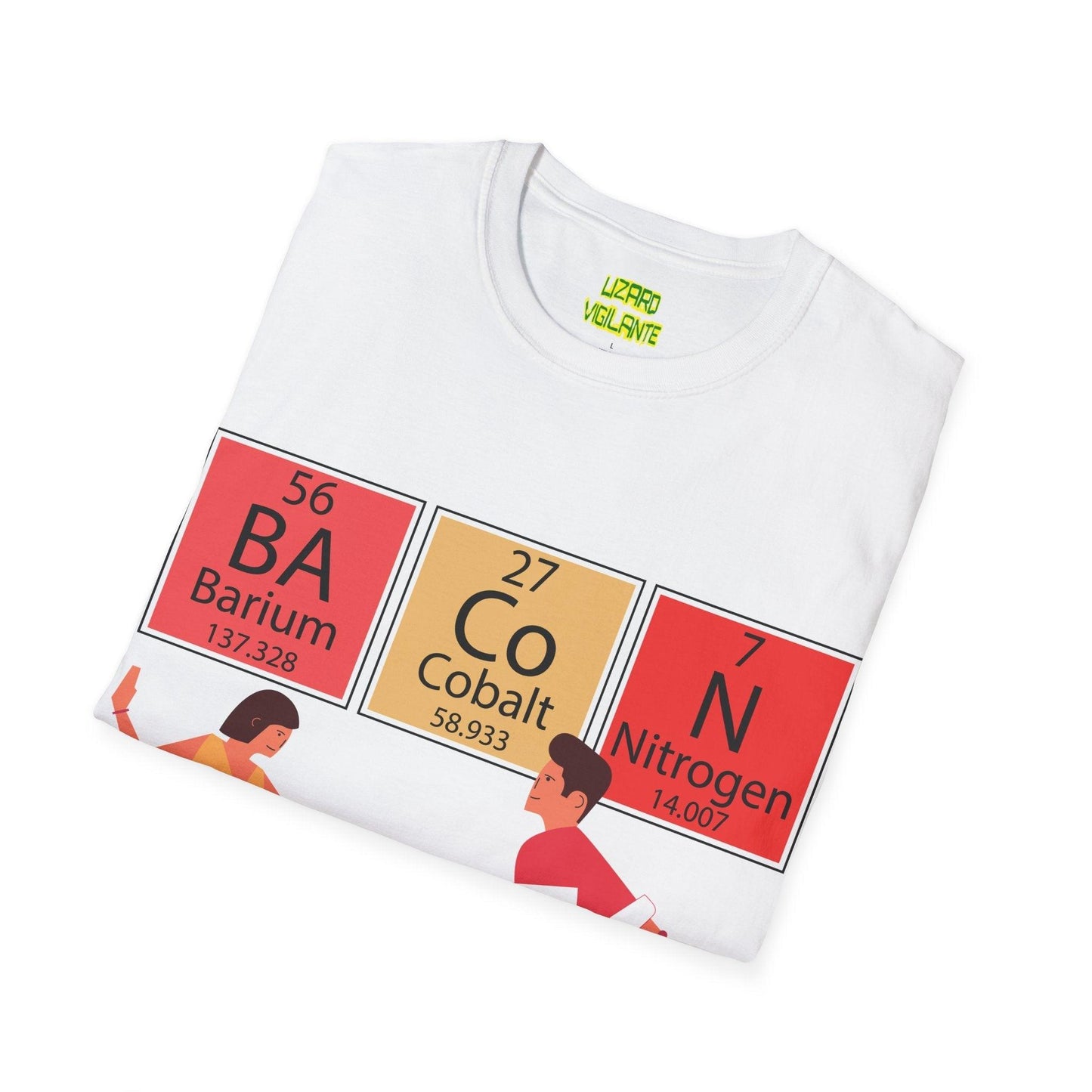 Happy About BACON Unisex Softstyle T-Shirt - Lizard Vigilante