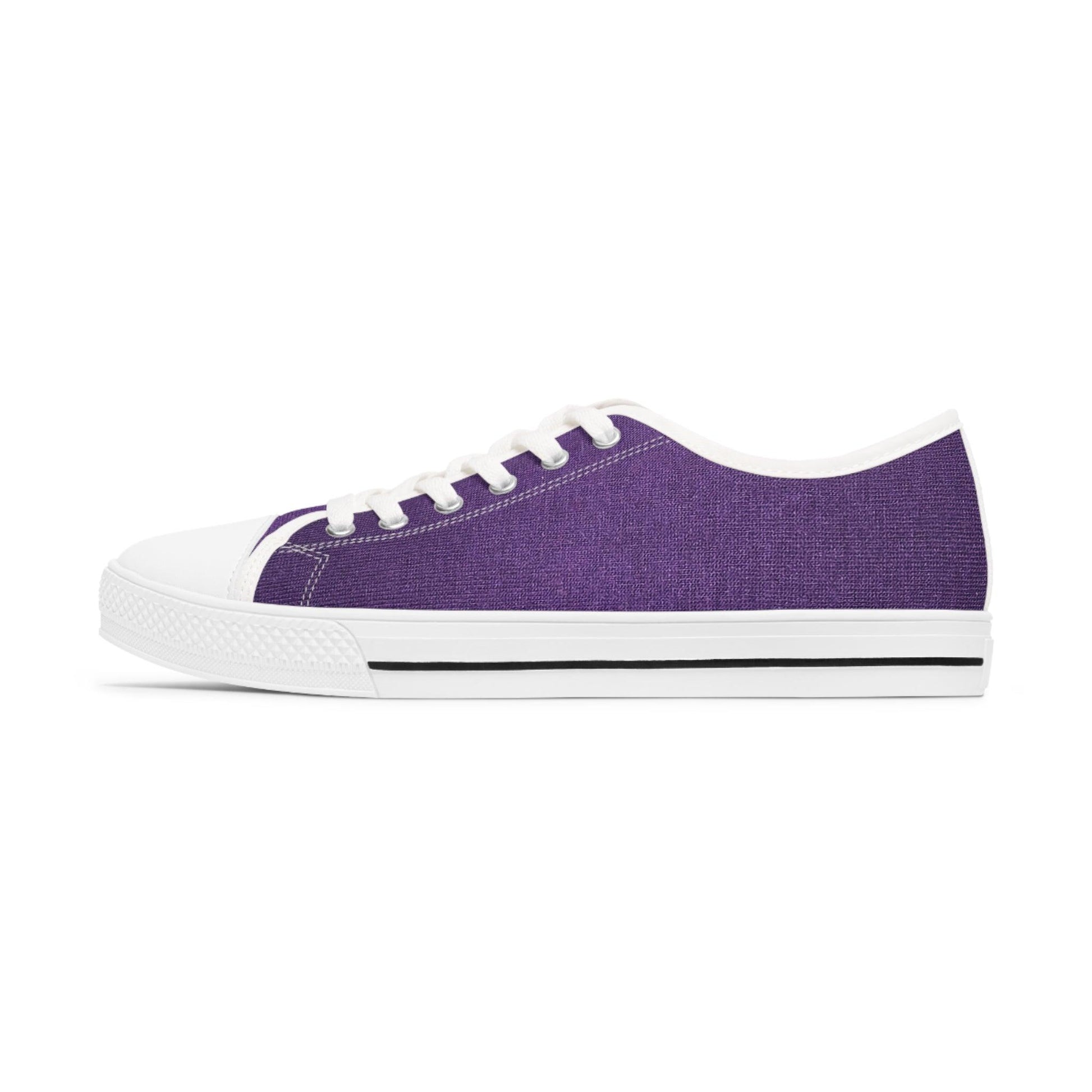 Fauz Purple Silk Women's Low Top Sneakers - Lizard Vigilante