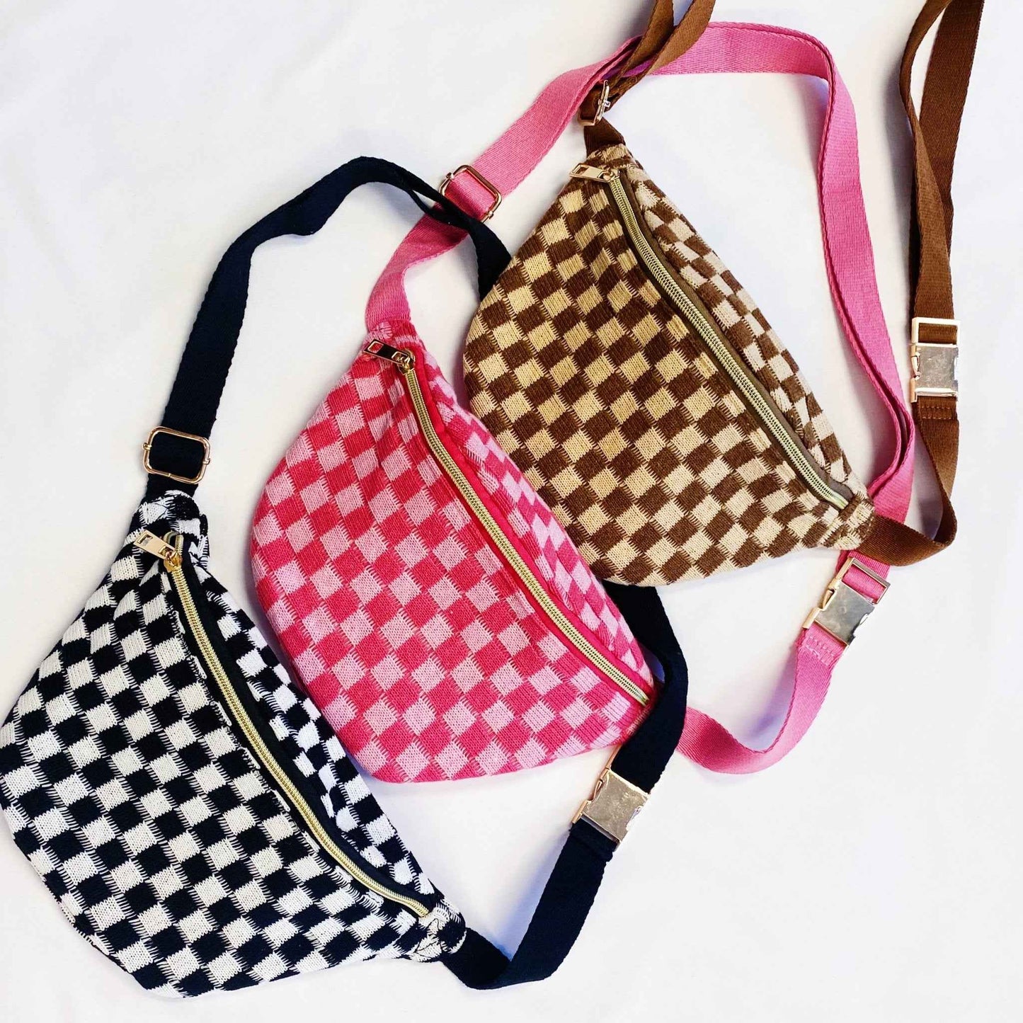 Check Yourself Crossbody : Belt Sling Bag