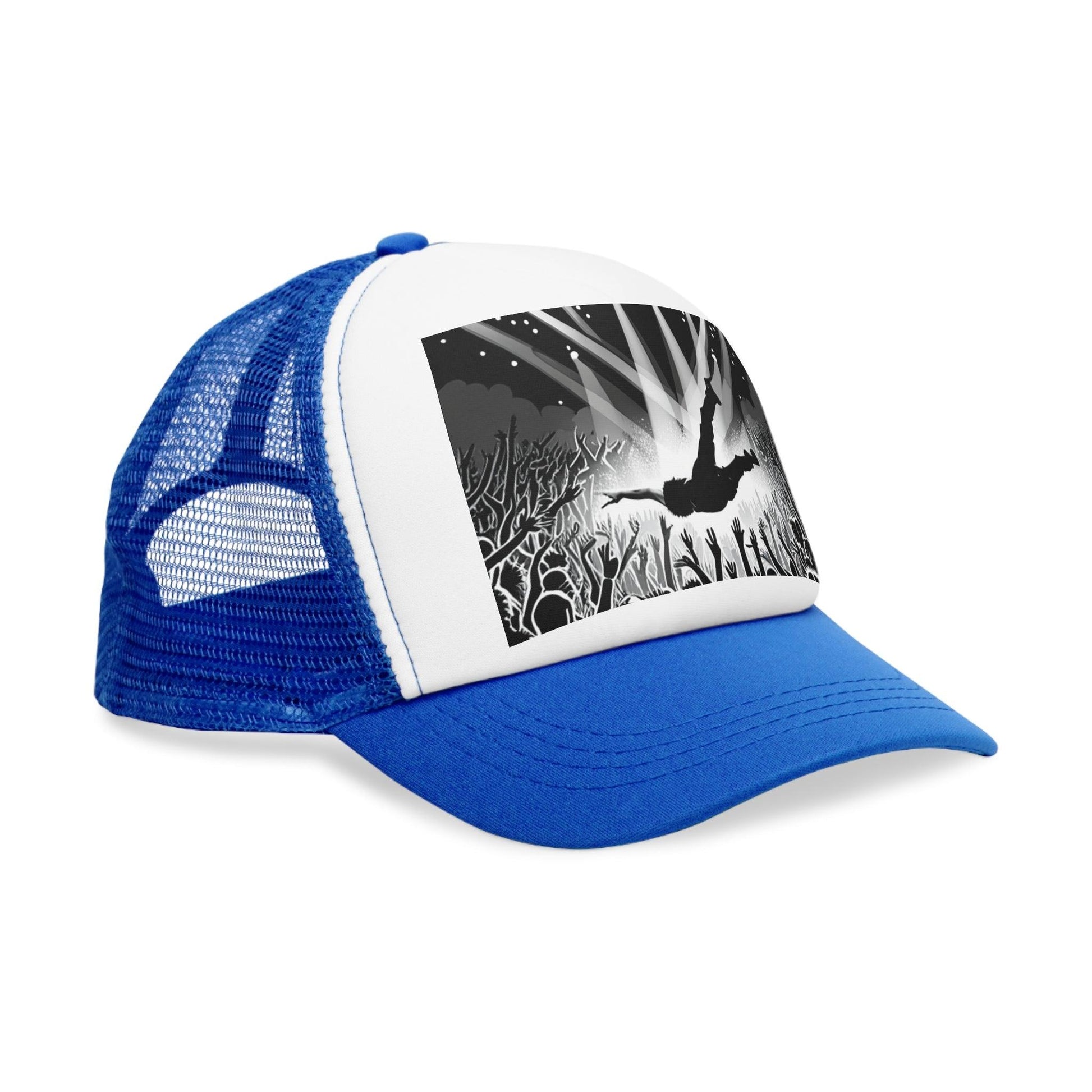 Crowd Surfing Metal Concert Mesh Cap - Lizard Vigilante