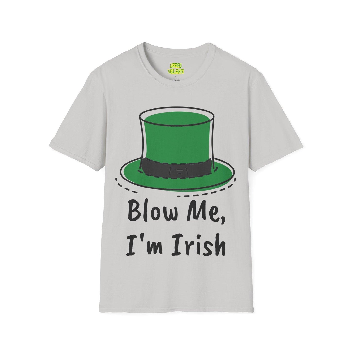 Blow Me, I'm irish Unisex Softstyle T-Shirt - Lizard Vigilante