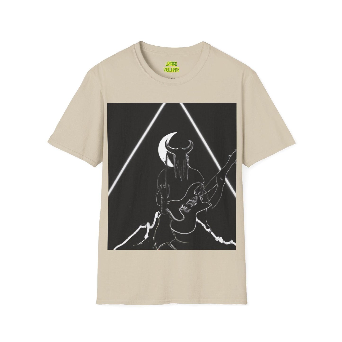 Lord Satan Mountain Moonlight Unisex Softstyle T-Shirt - Lizard Vigilante