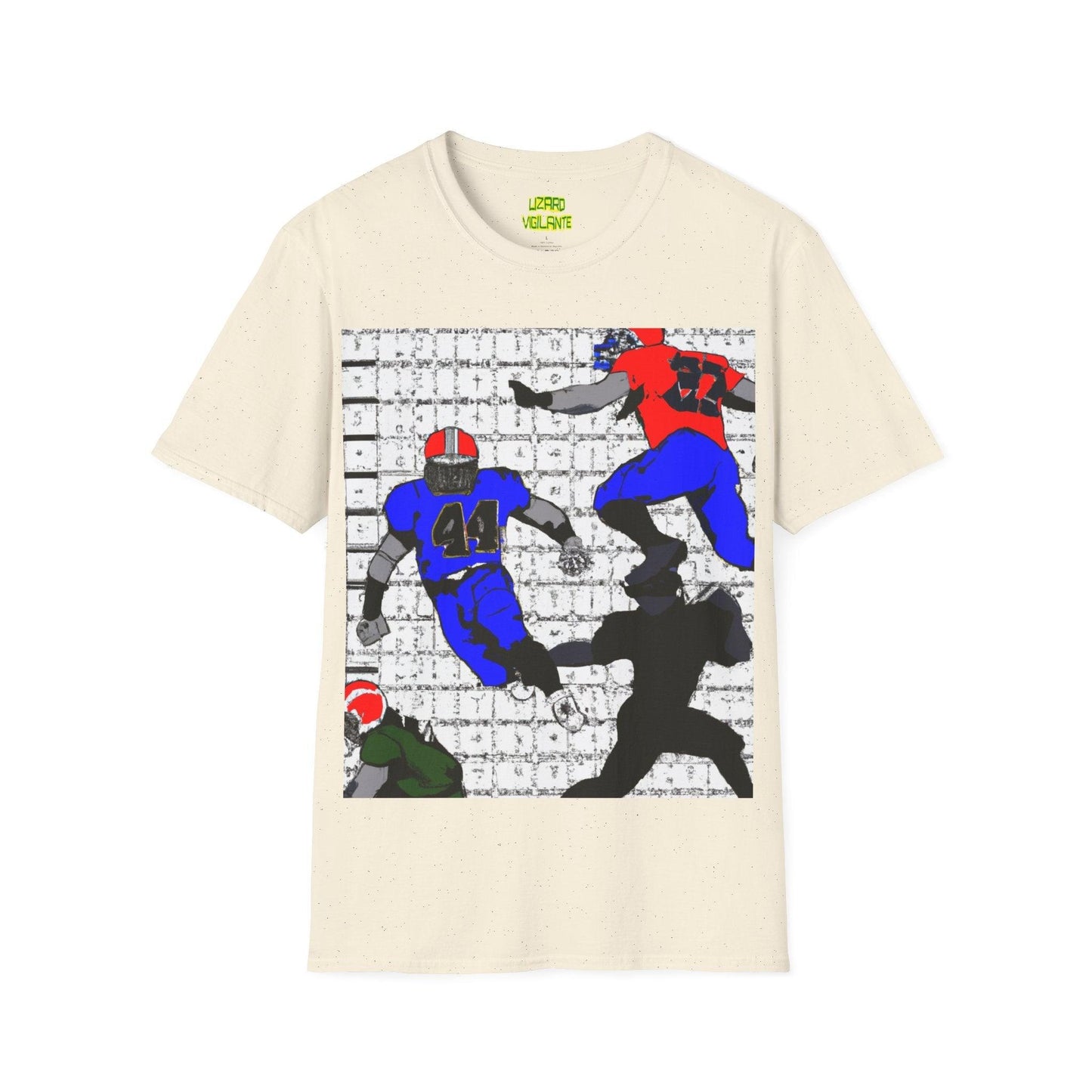 American Football Graphic Unisex Softstyle T-Shirt - Lizard Vigilante