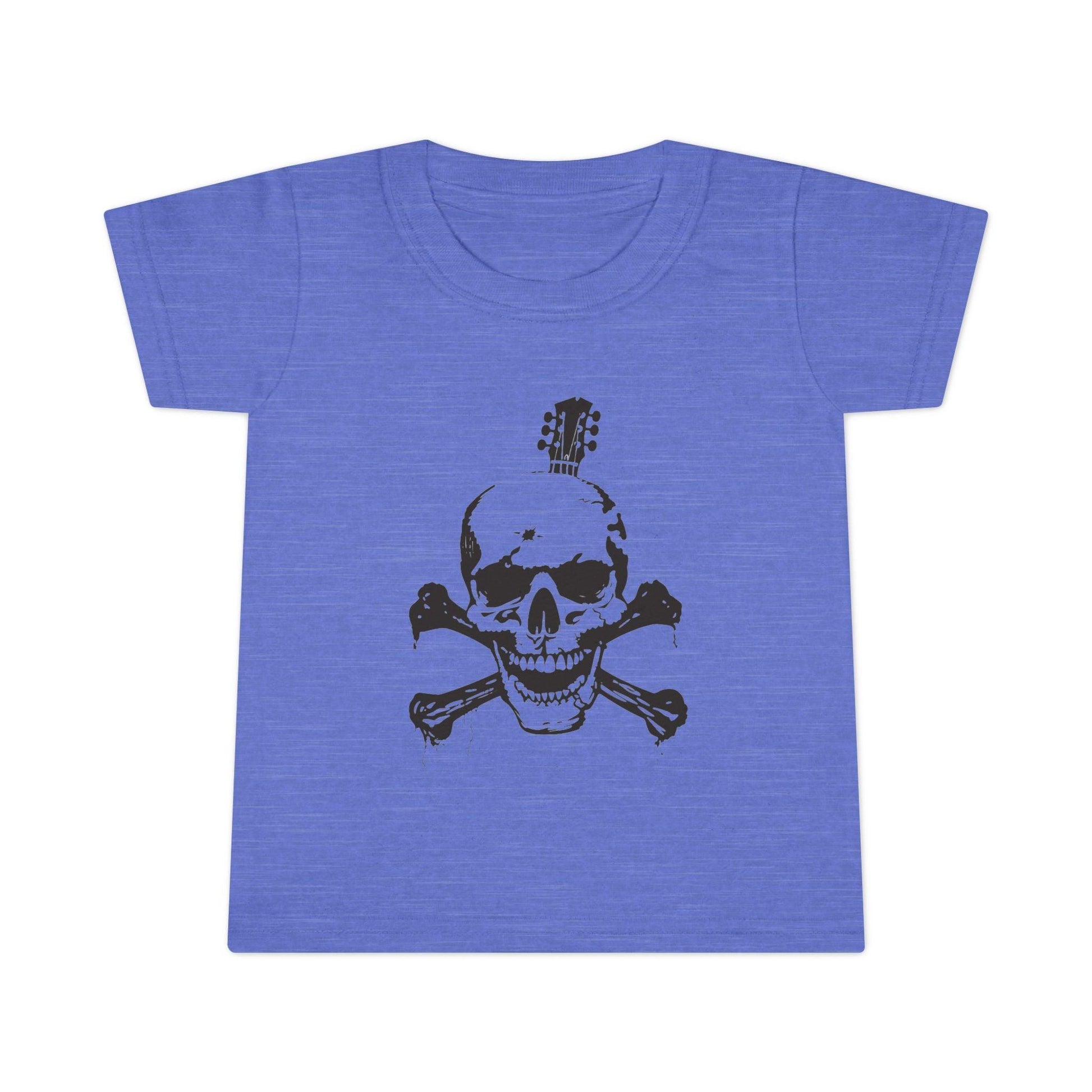 Guitar Skull Cross Bones Toddler T-shirt - Premium Kids clothes from Printify - Just $24.99! Shop now at Lizard Vigilante