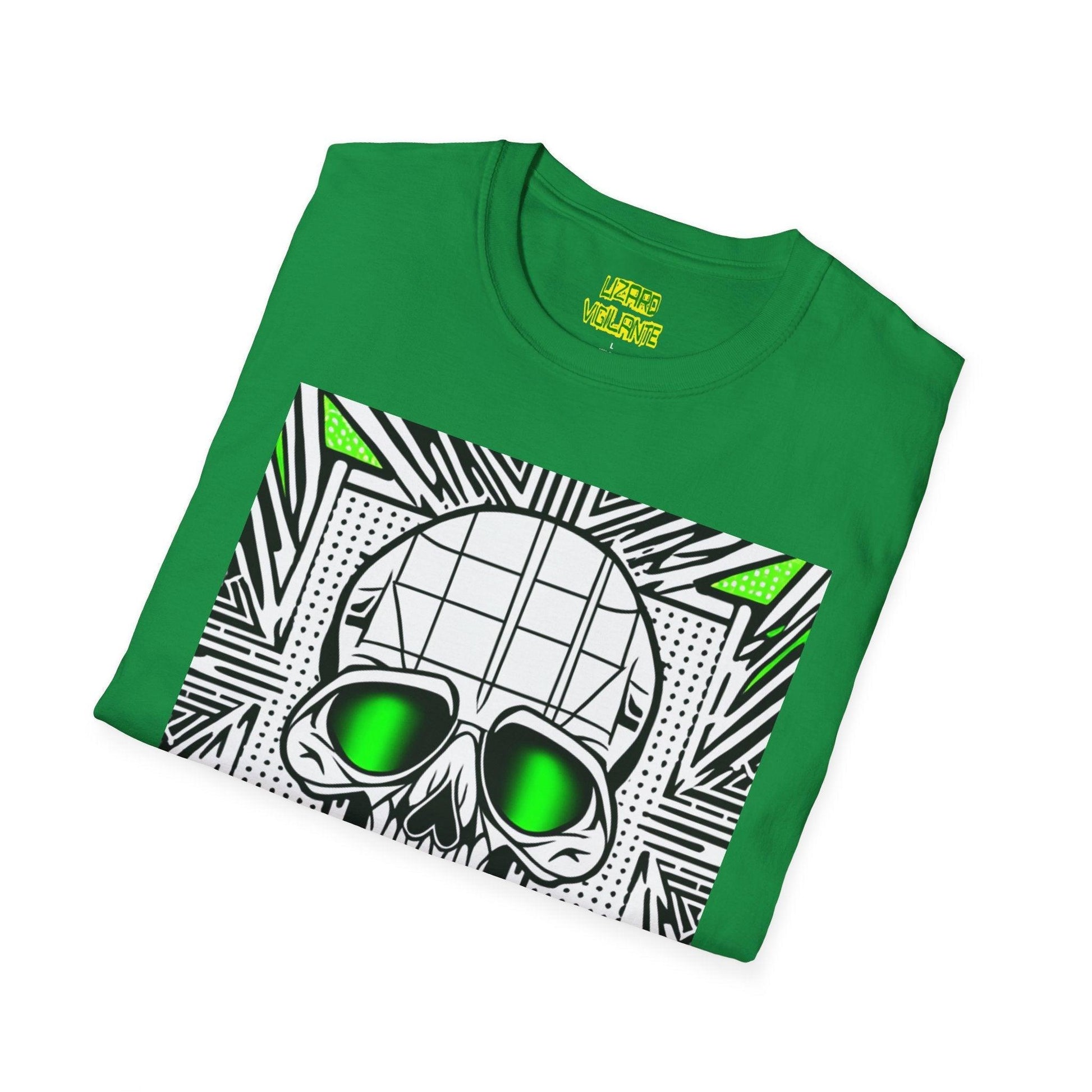 Skull Survey Unisex Softstyle T-Shirt - Lizard Vigilante